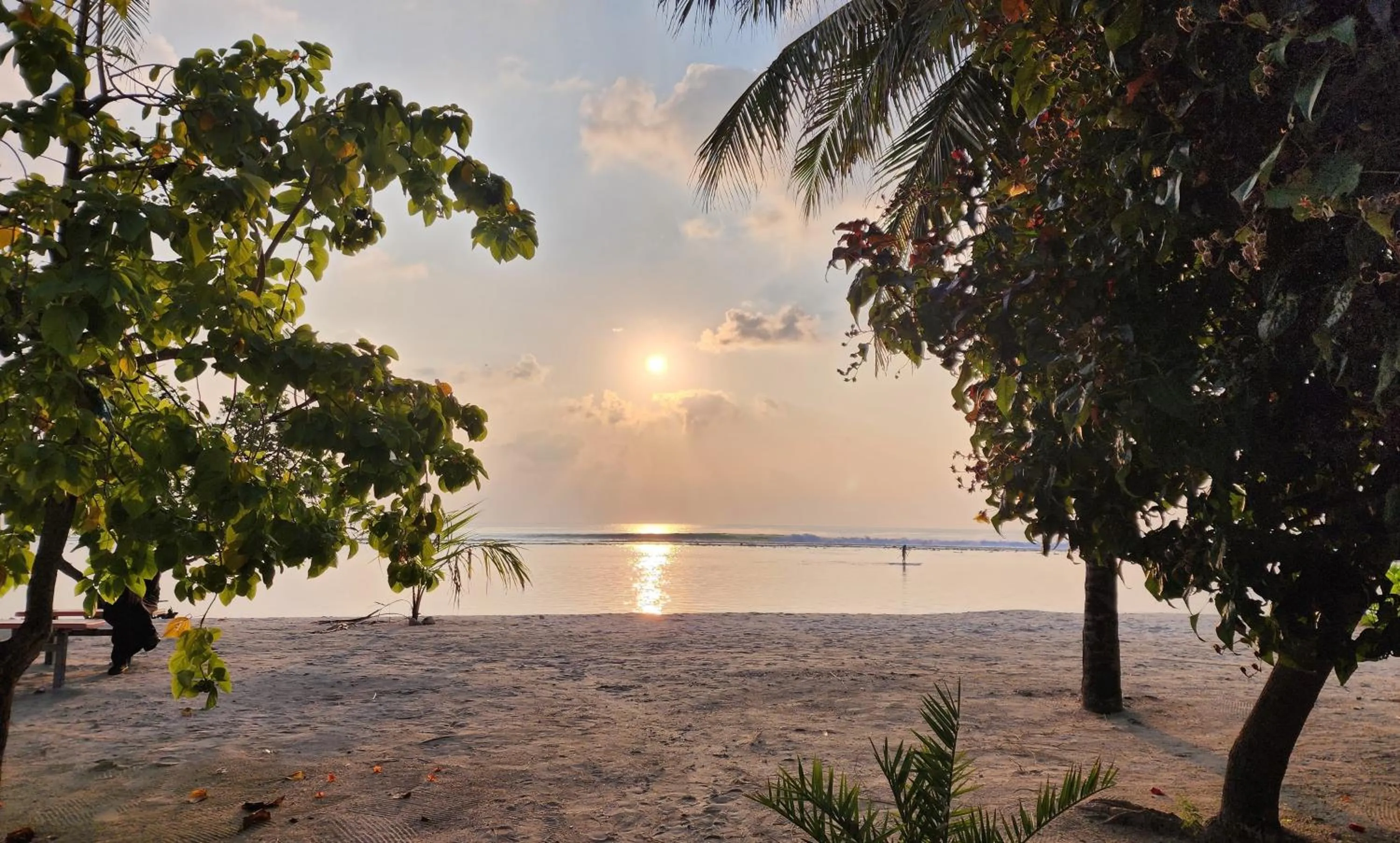 Beach in Hathaa Beach Maldives