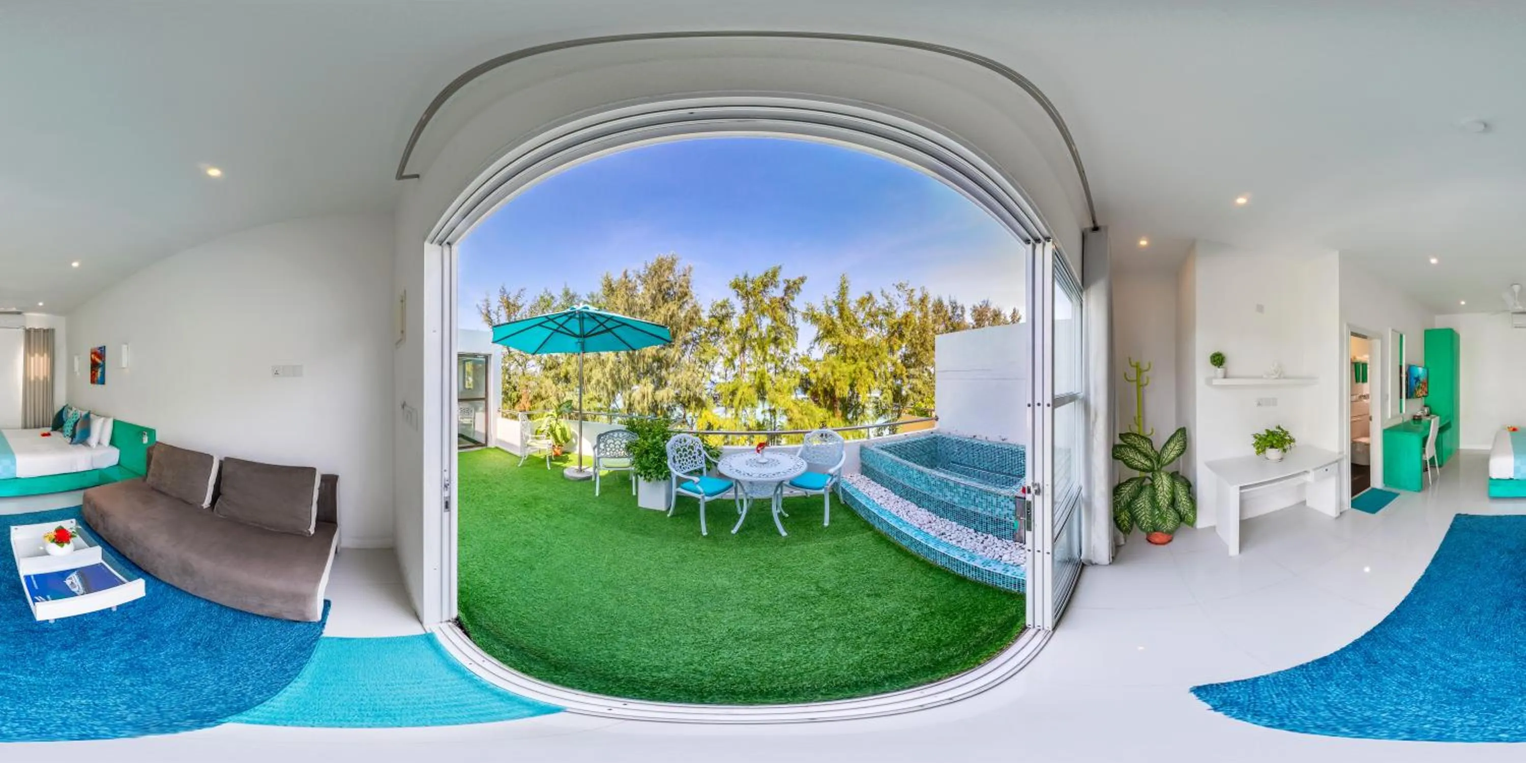 Balcony/Terrace in Planktons Beach