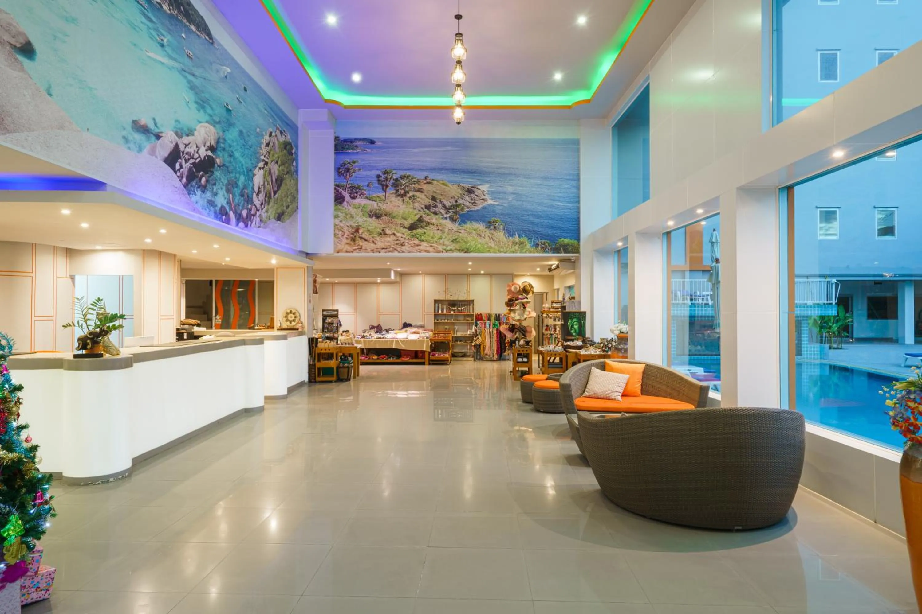 Lobby or reception in Chabana Kamala Hotel