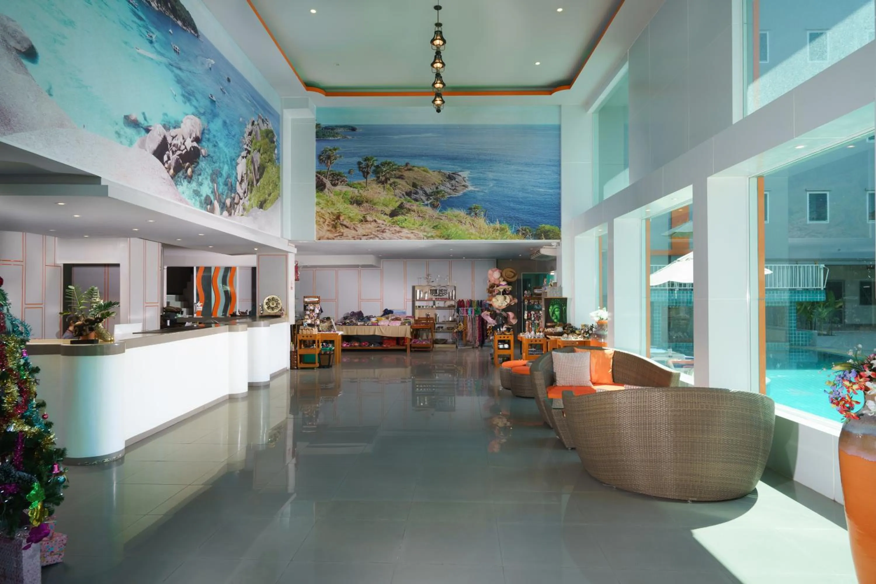 Lobby or reception in Chabana Kamala Hotel