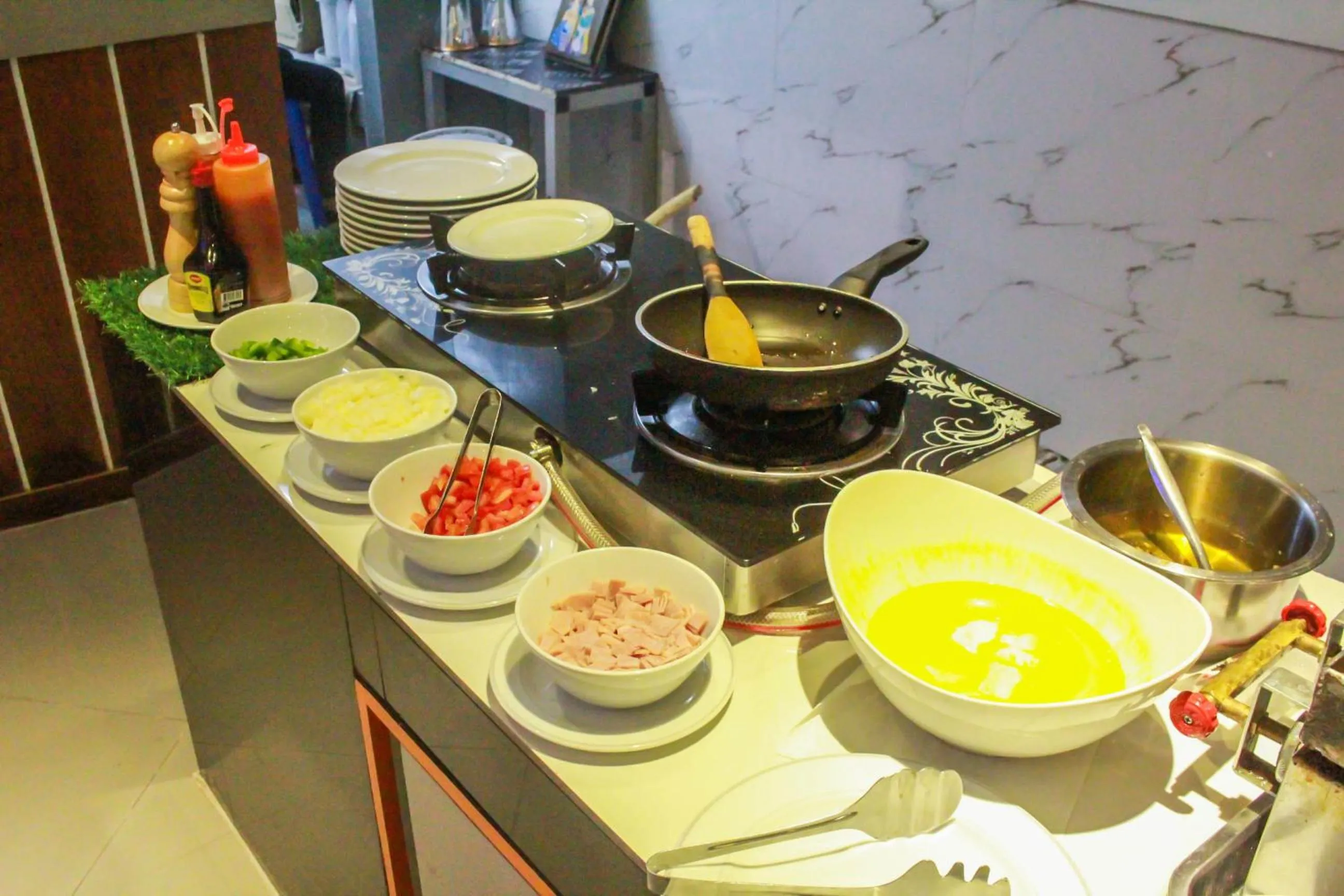 Breakfast in Chabana Kamala Hotel