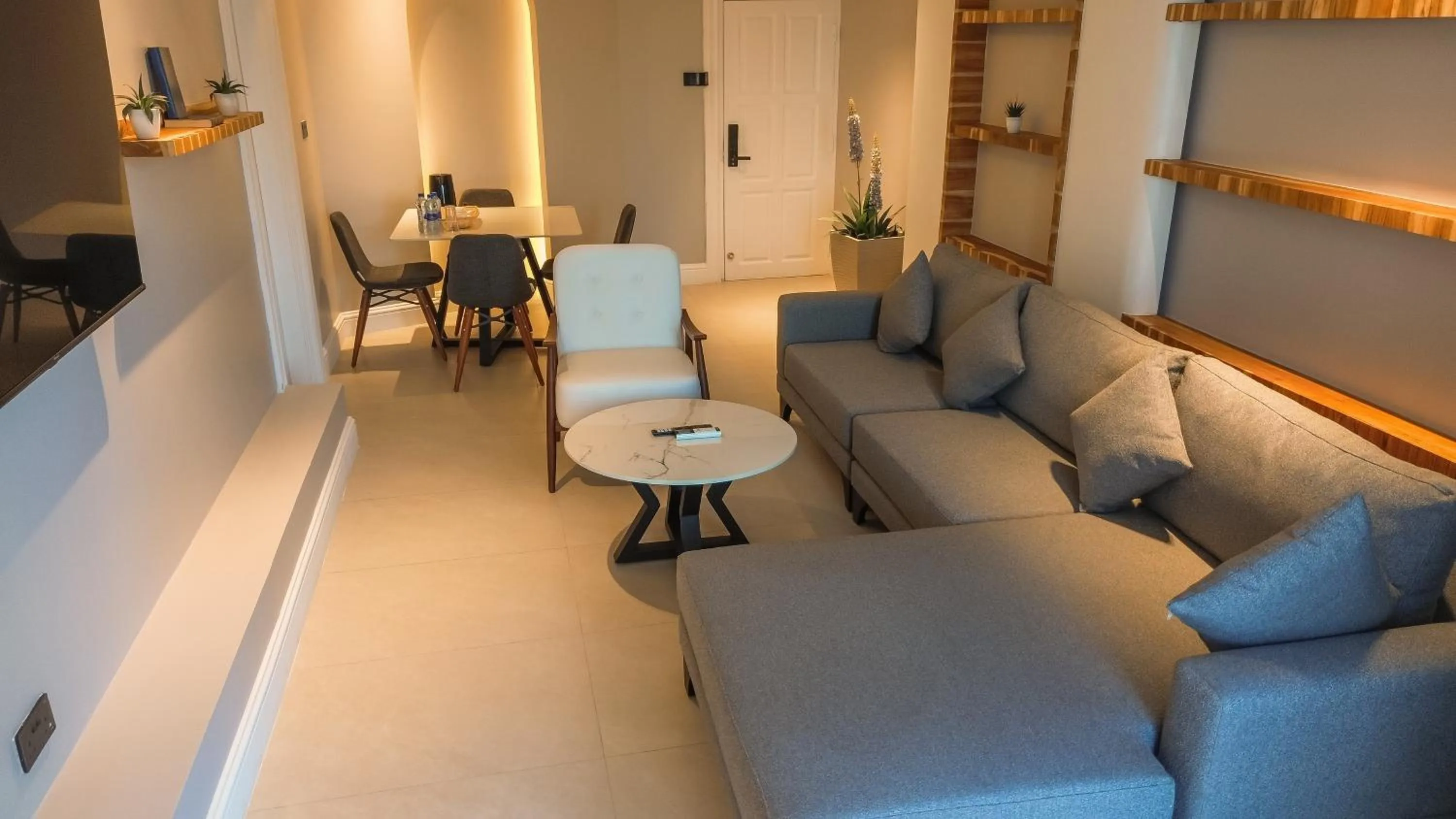 Living room in Tanga Beach Resort & Spa