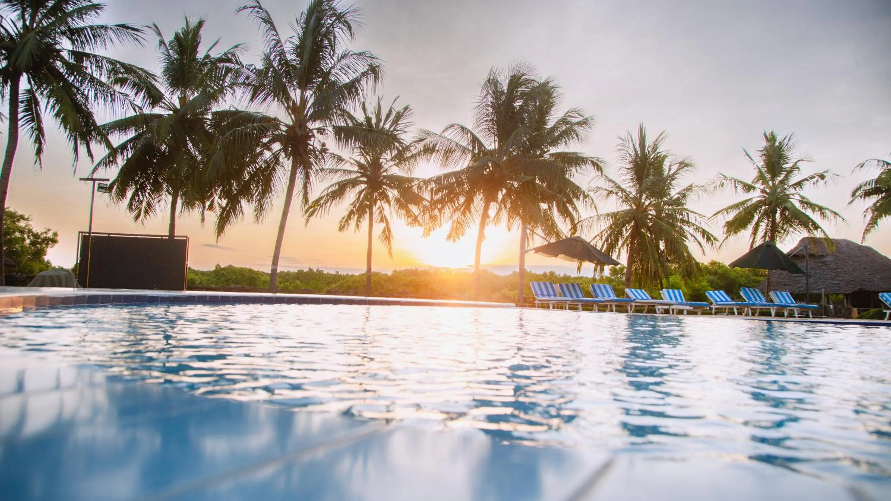 Swimming pool in Tanga Beach Resort & Spa