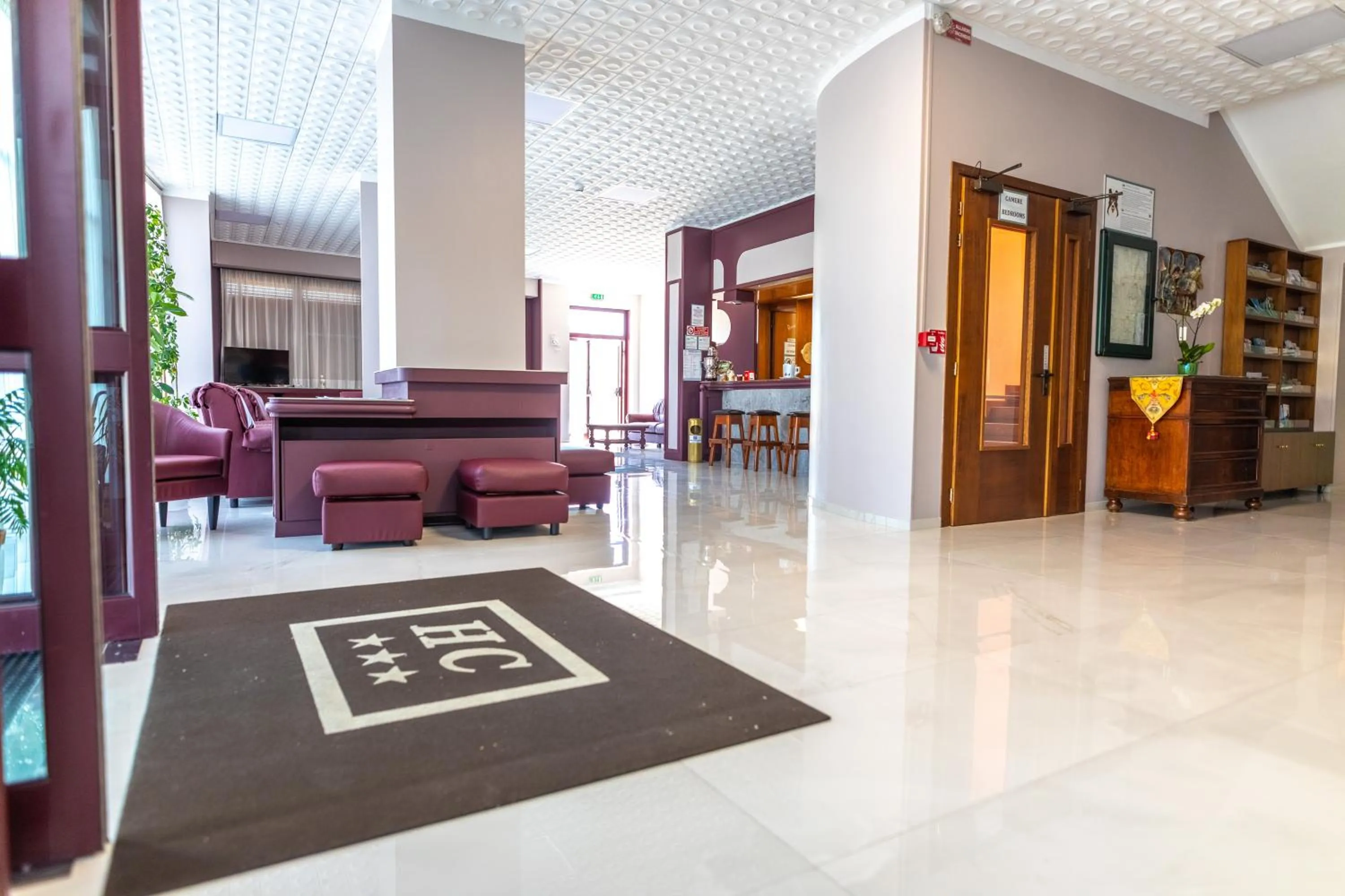 Lobby or reception in Hotel Cristallo