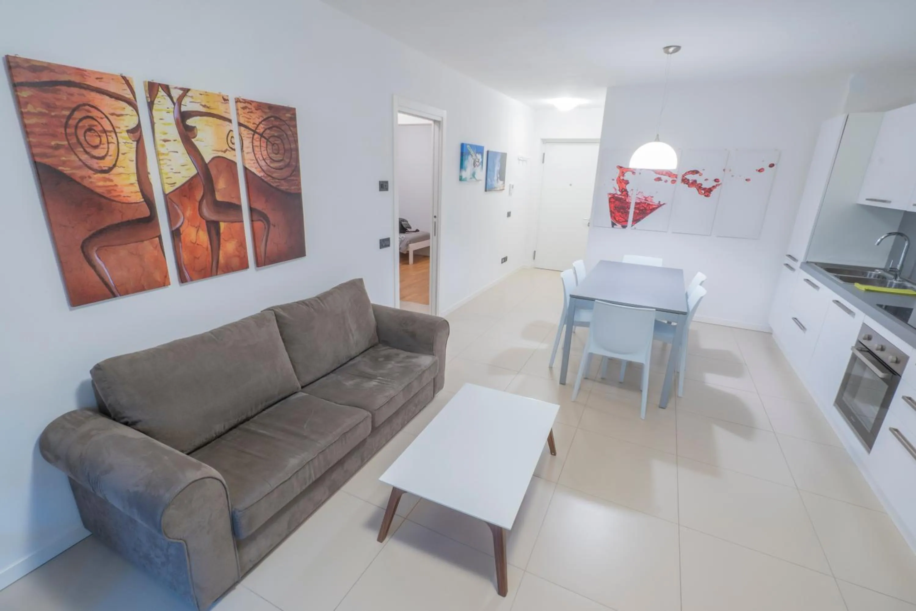 Living room in GARDA LIVING APARTMENTS Riva del Garda