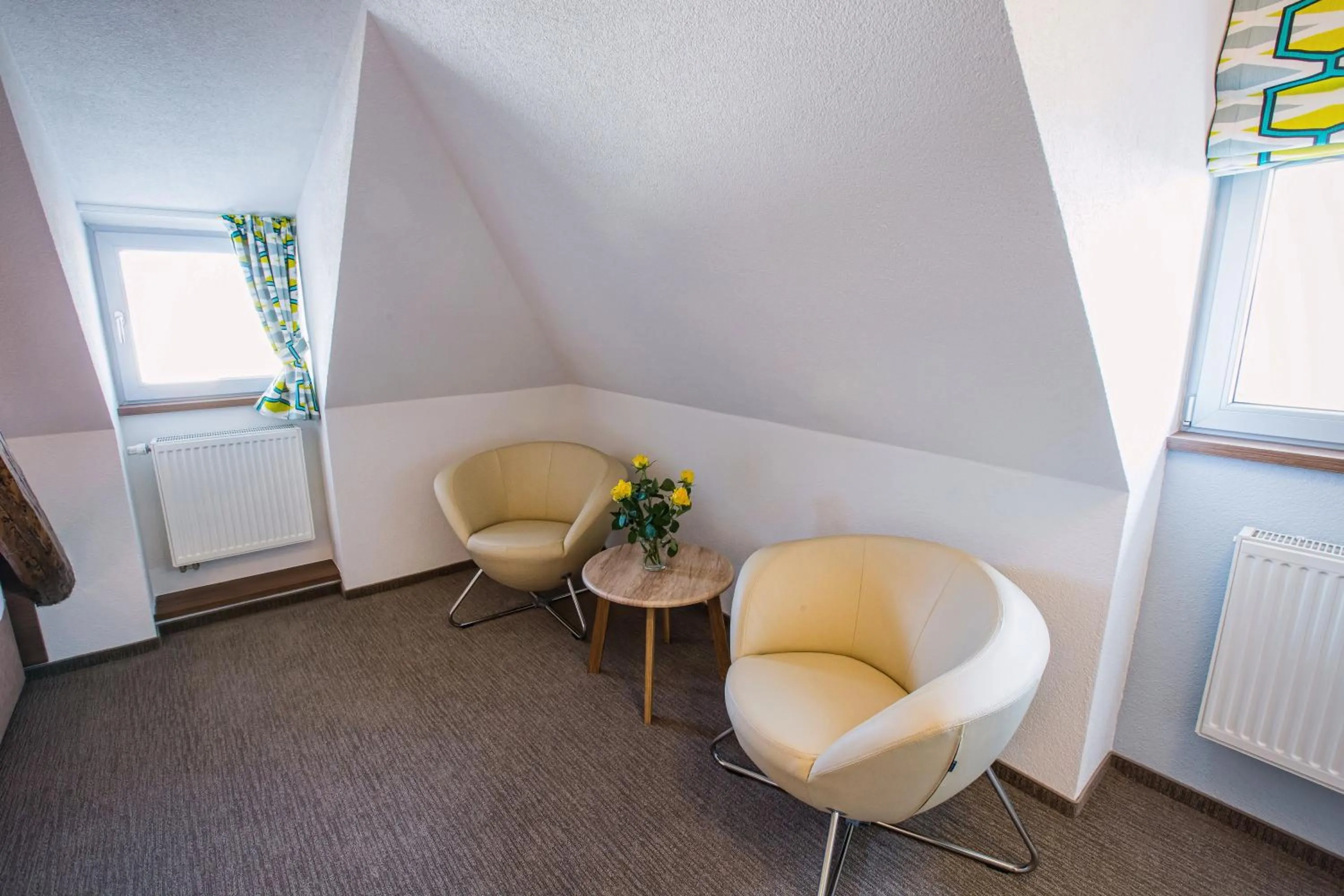 Seating area in Hotel Na Šustně