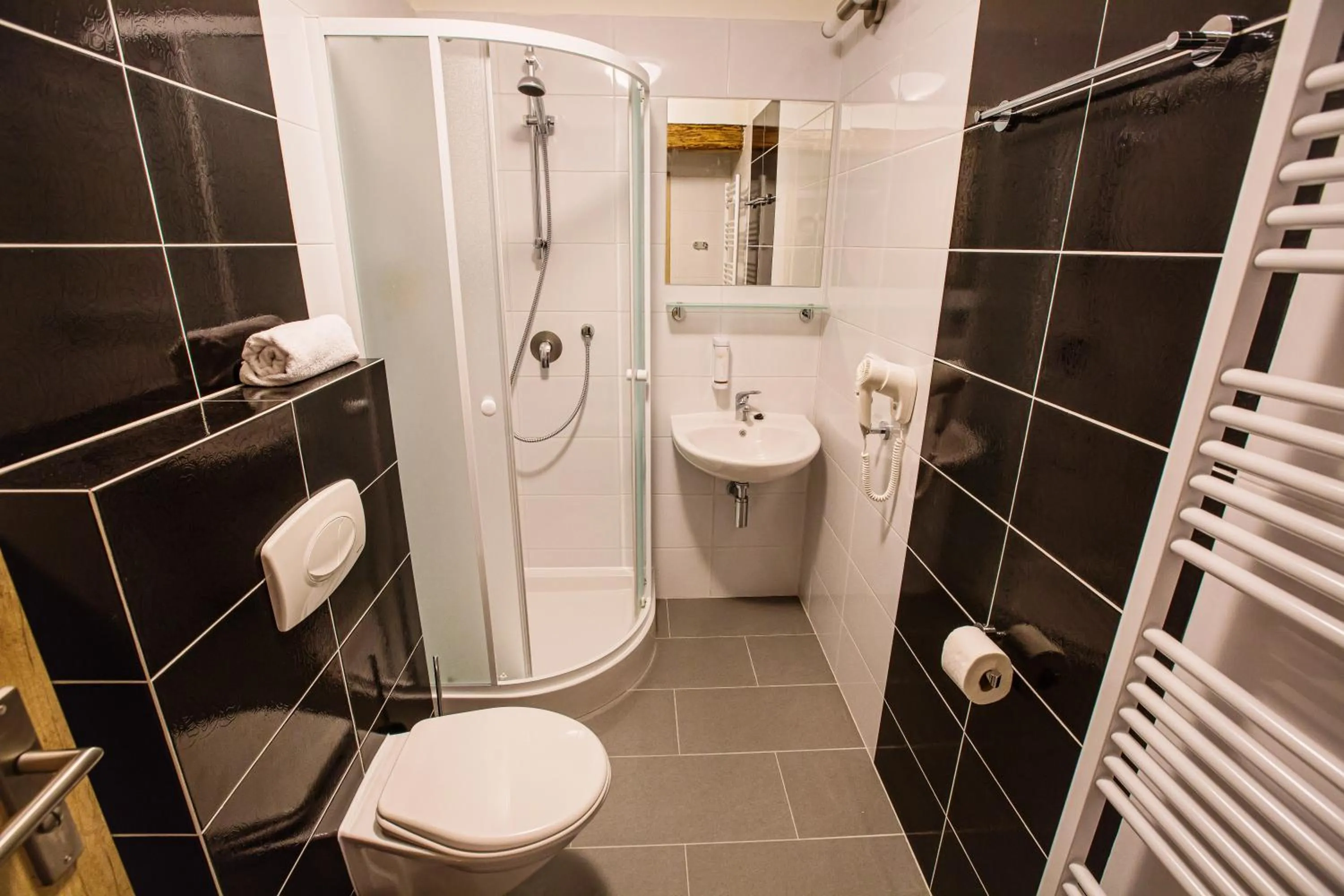 Bathroom in Hotel Na Šustně