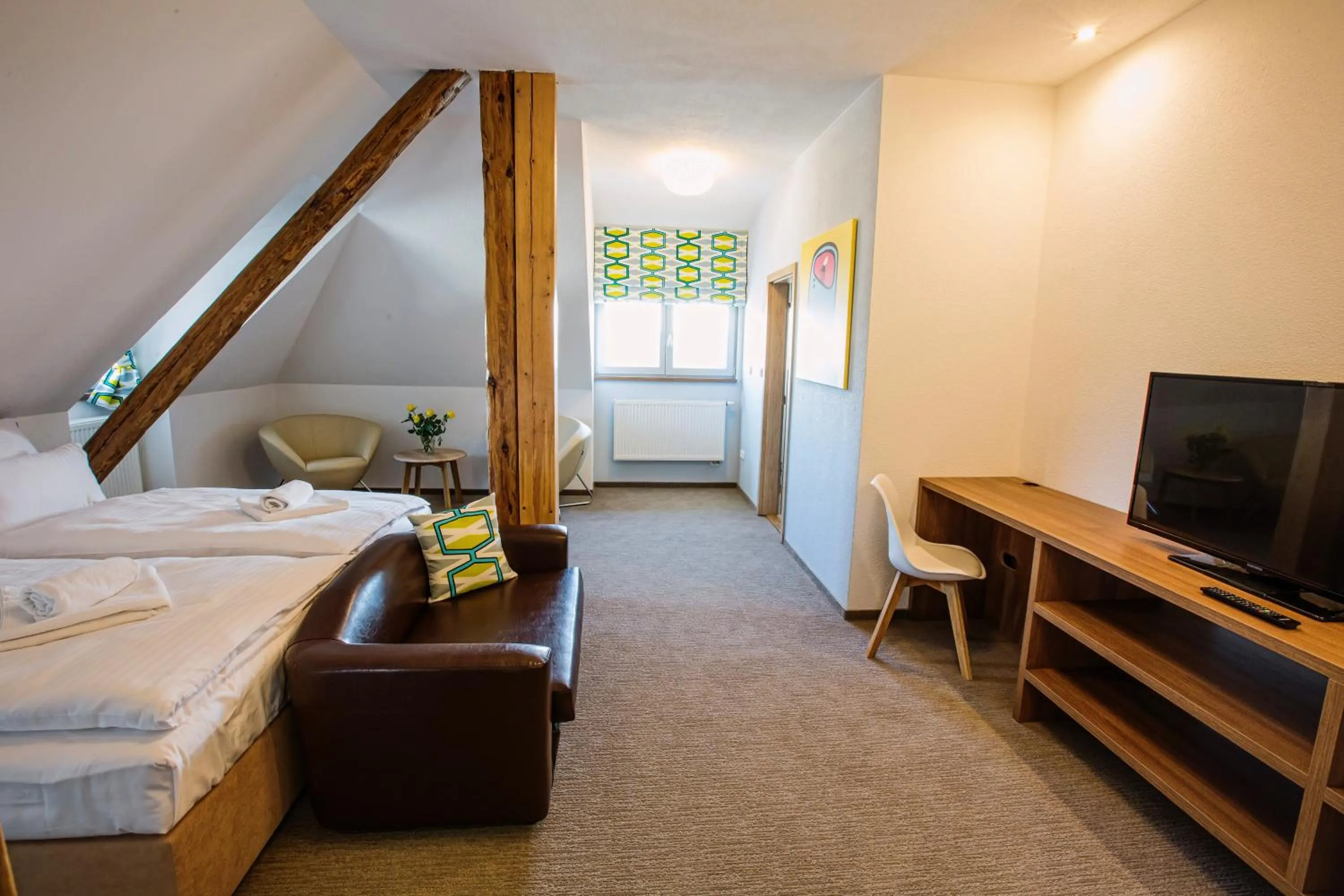 Photo of the whole room, Bed in Hotel Na Šustně