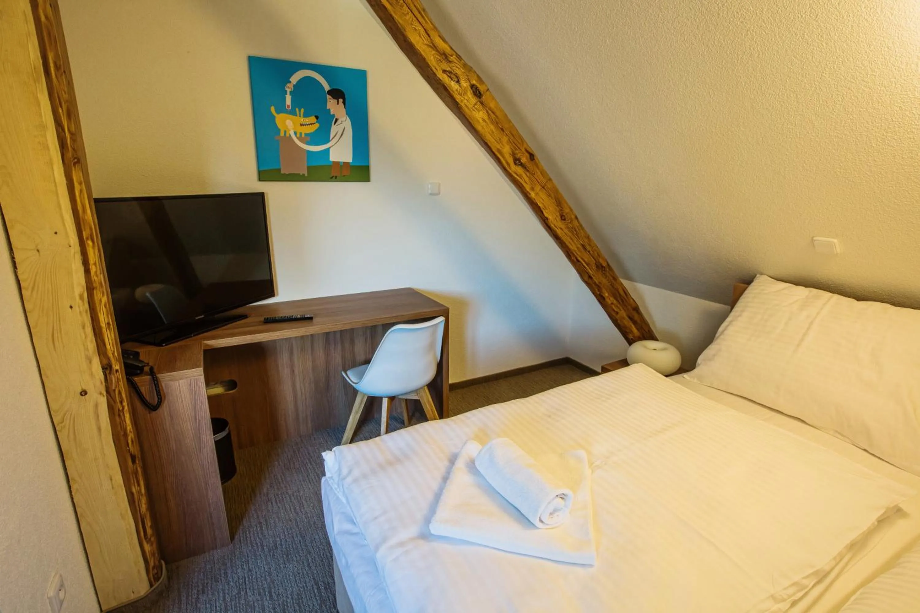 Photo of the whole room, Bed in Hotel Na Šustně