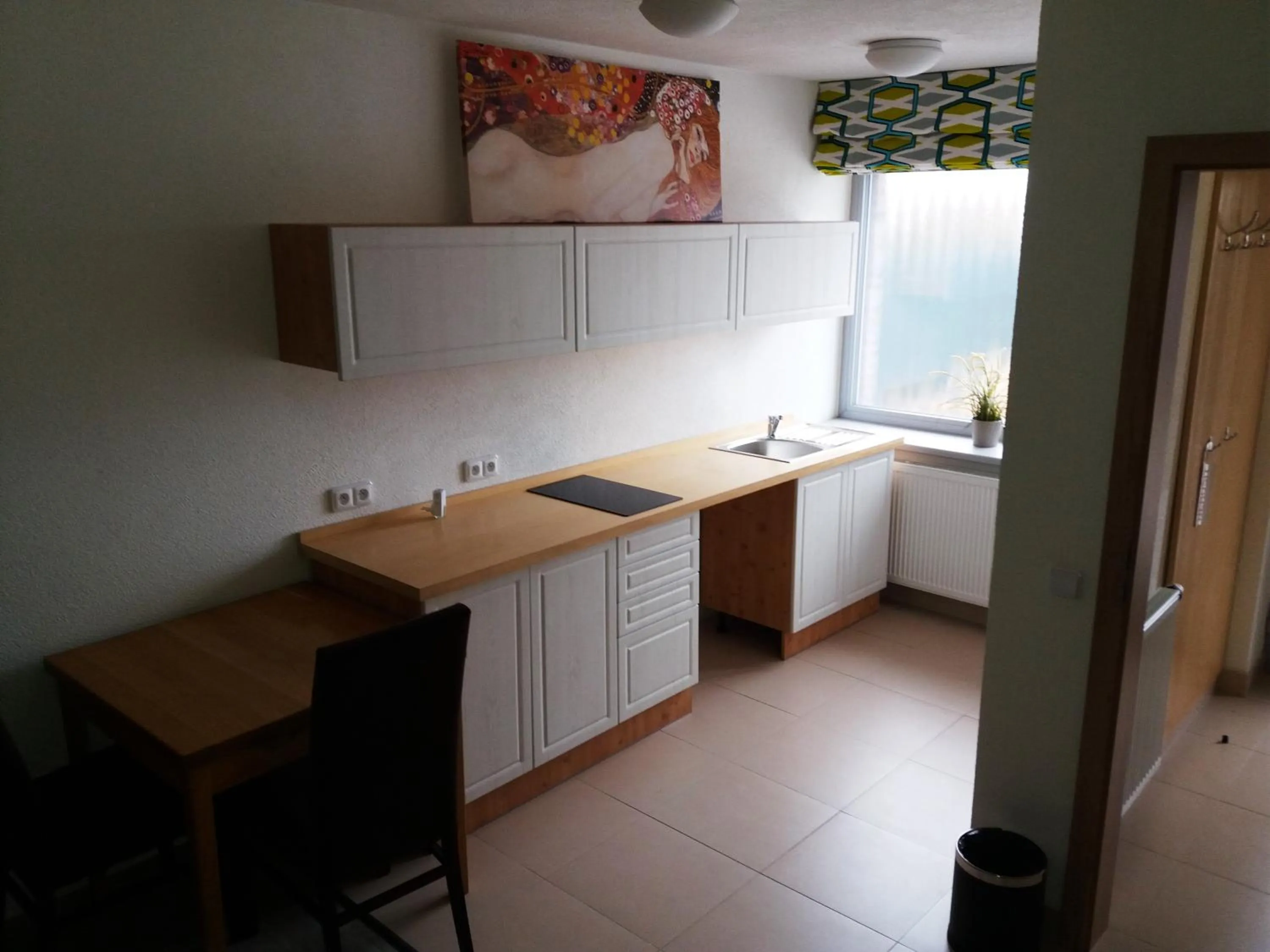 Kitchen or kitchenette in Hotel Na Šustně