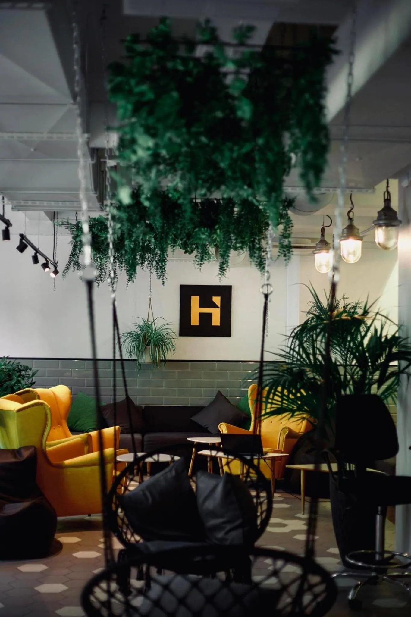 Communal lounge/ TV room in Hektor Design Hostel