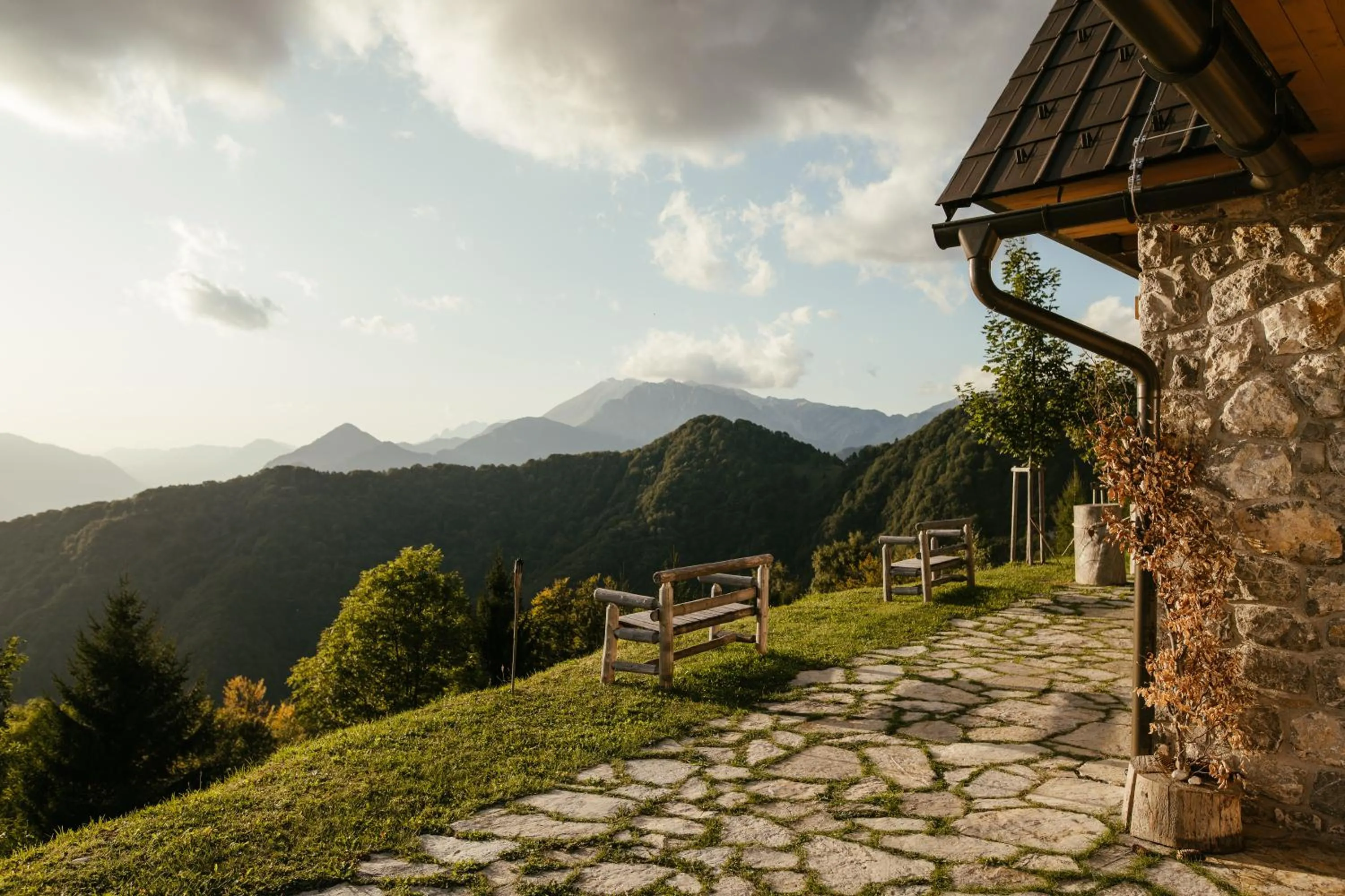 Natural landscape in Eco Chalet Astra Montana