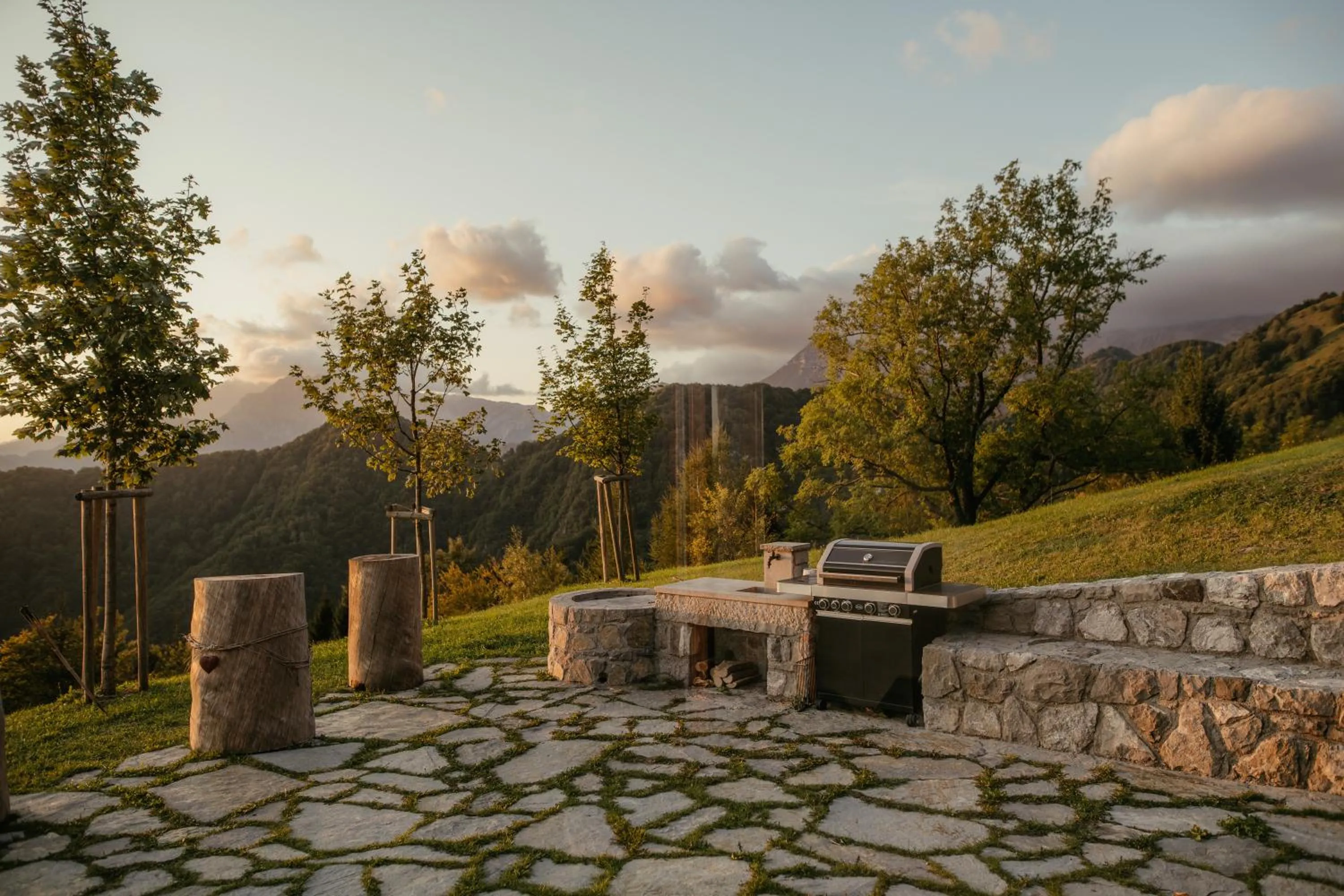 Natural landscape in Eco Chalet Astra Montana