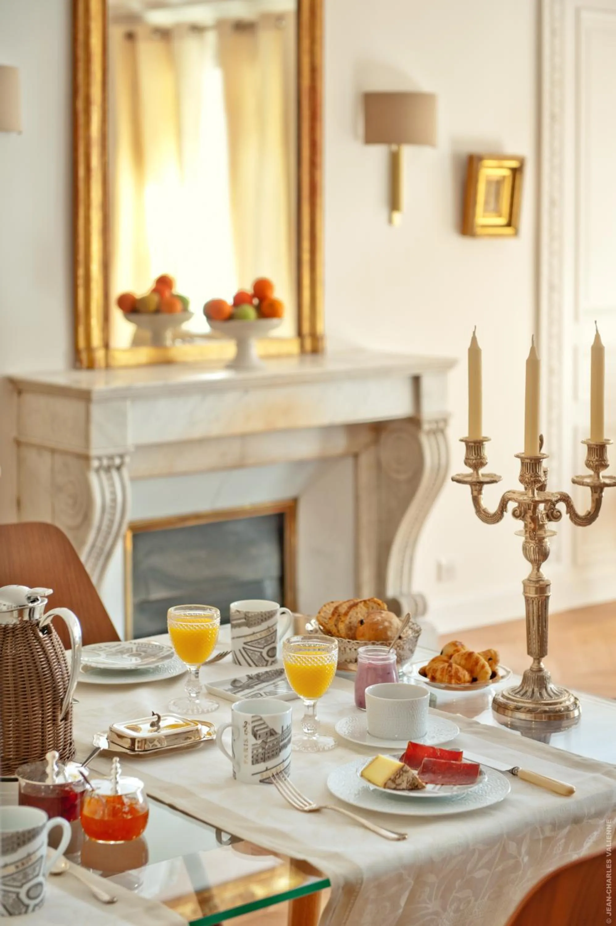 American breakfast in My Home For You Luxury B&B Adults Only