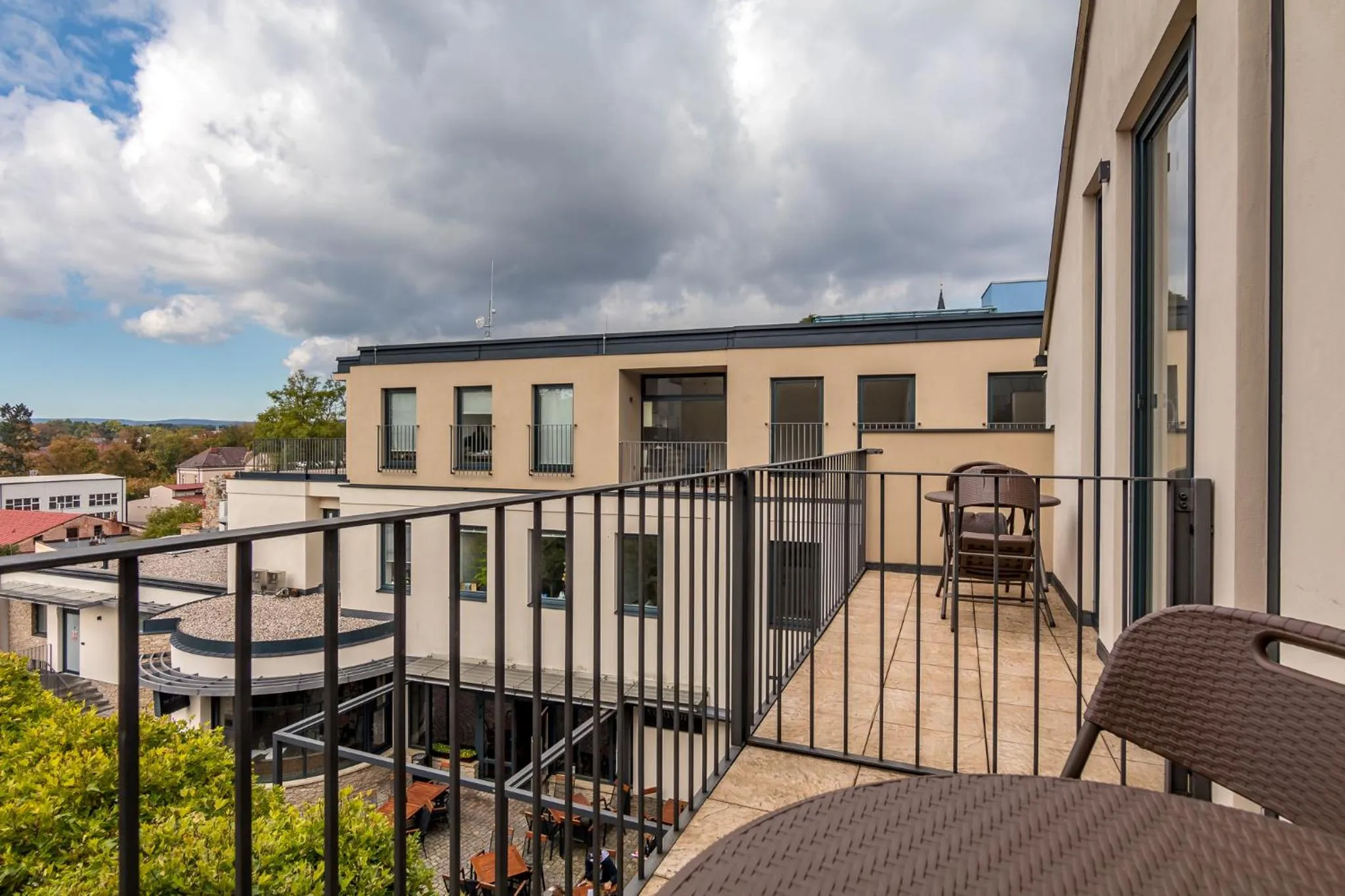 Balcony/Terrace in Penzion Na Náměstí