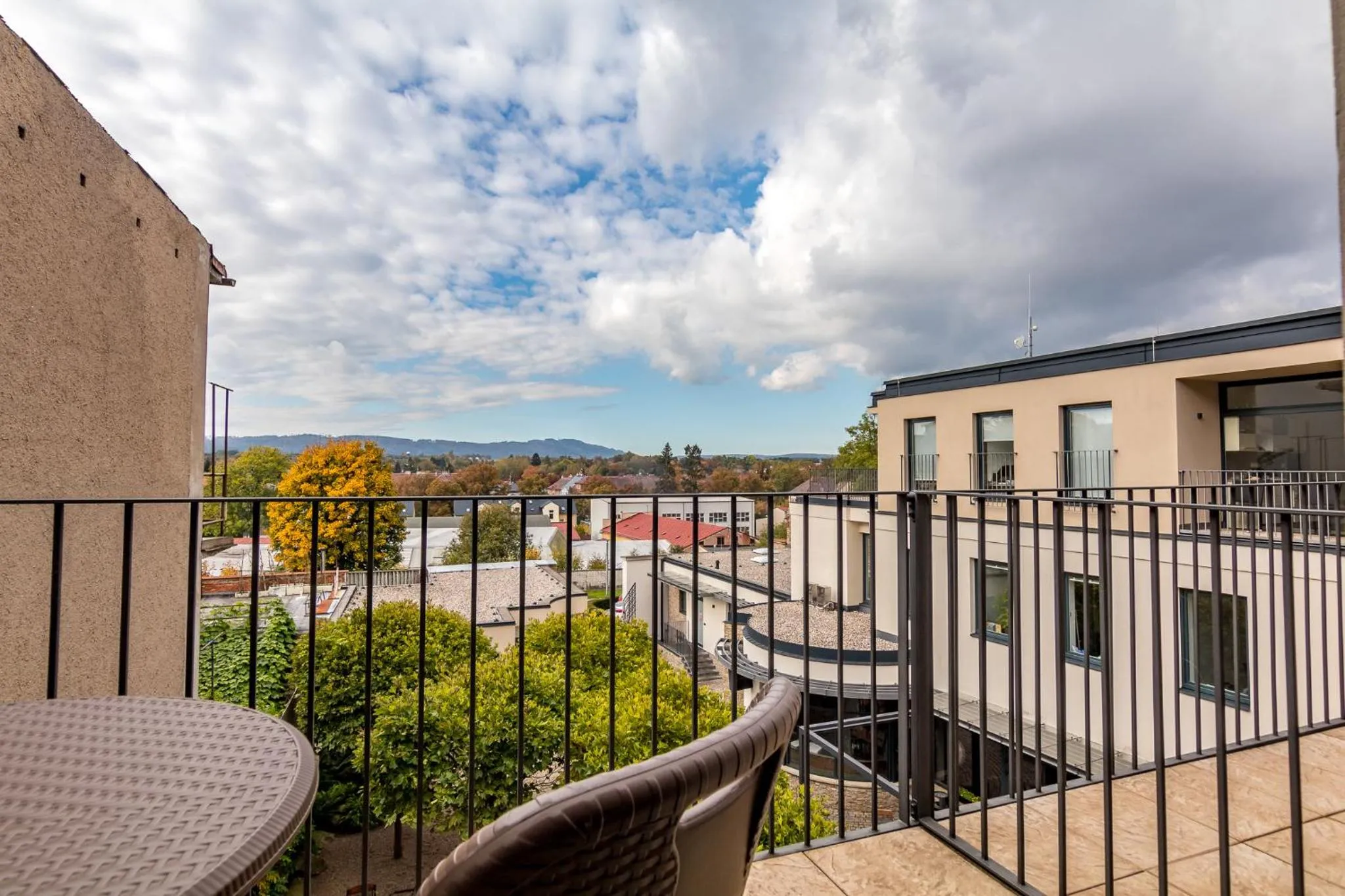 Garden view in Penzion Na Náměstí