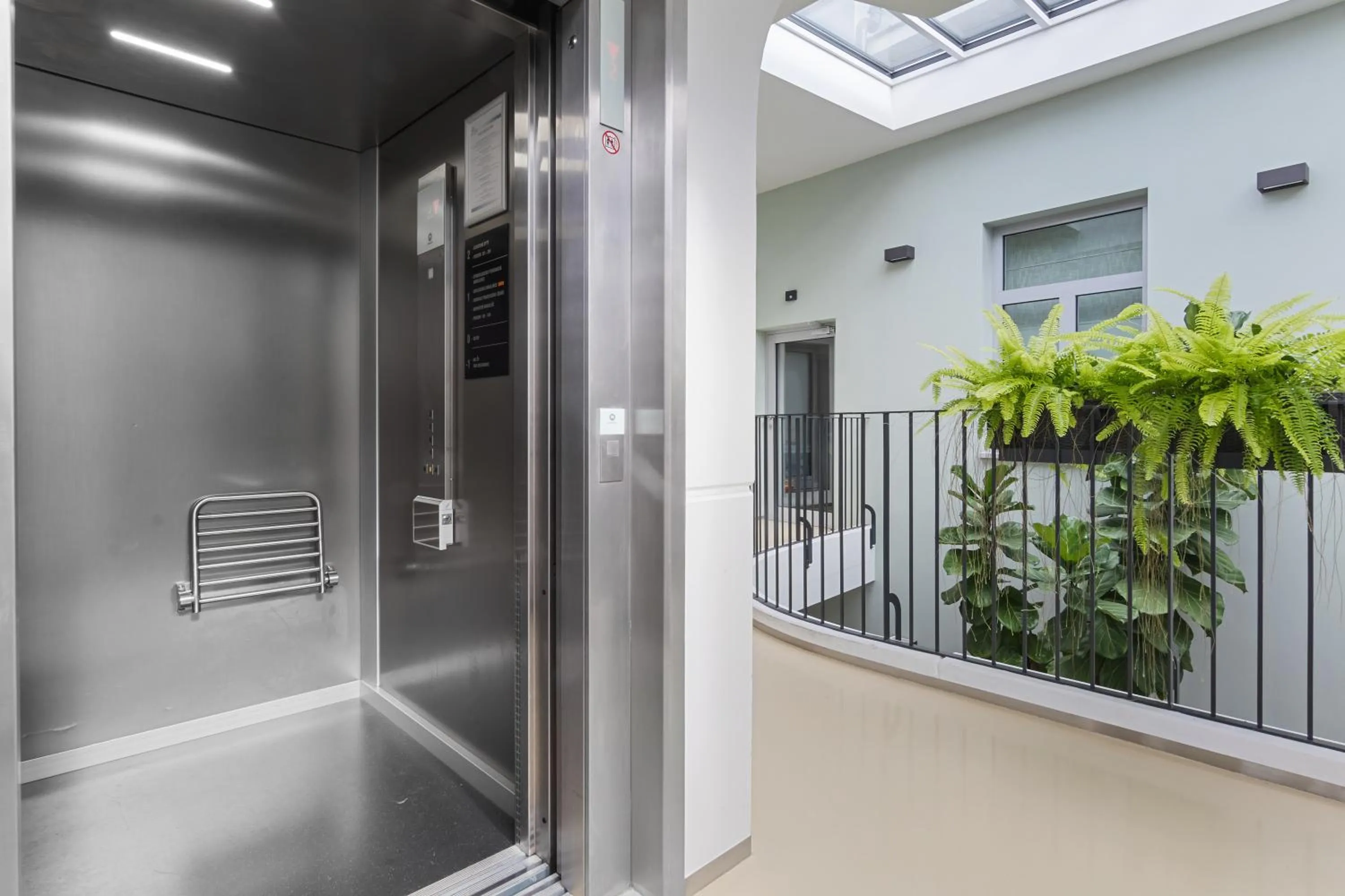 elevator in Penzion Na Náměstí