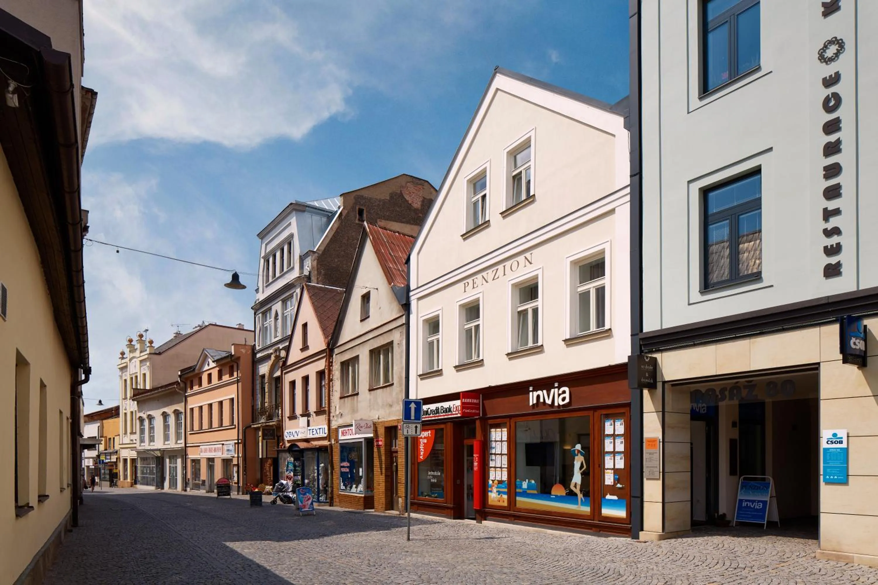 Facade/entrance in Penzion Na Náměstí