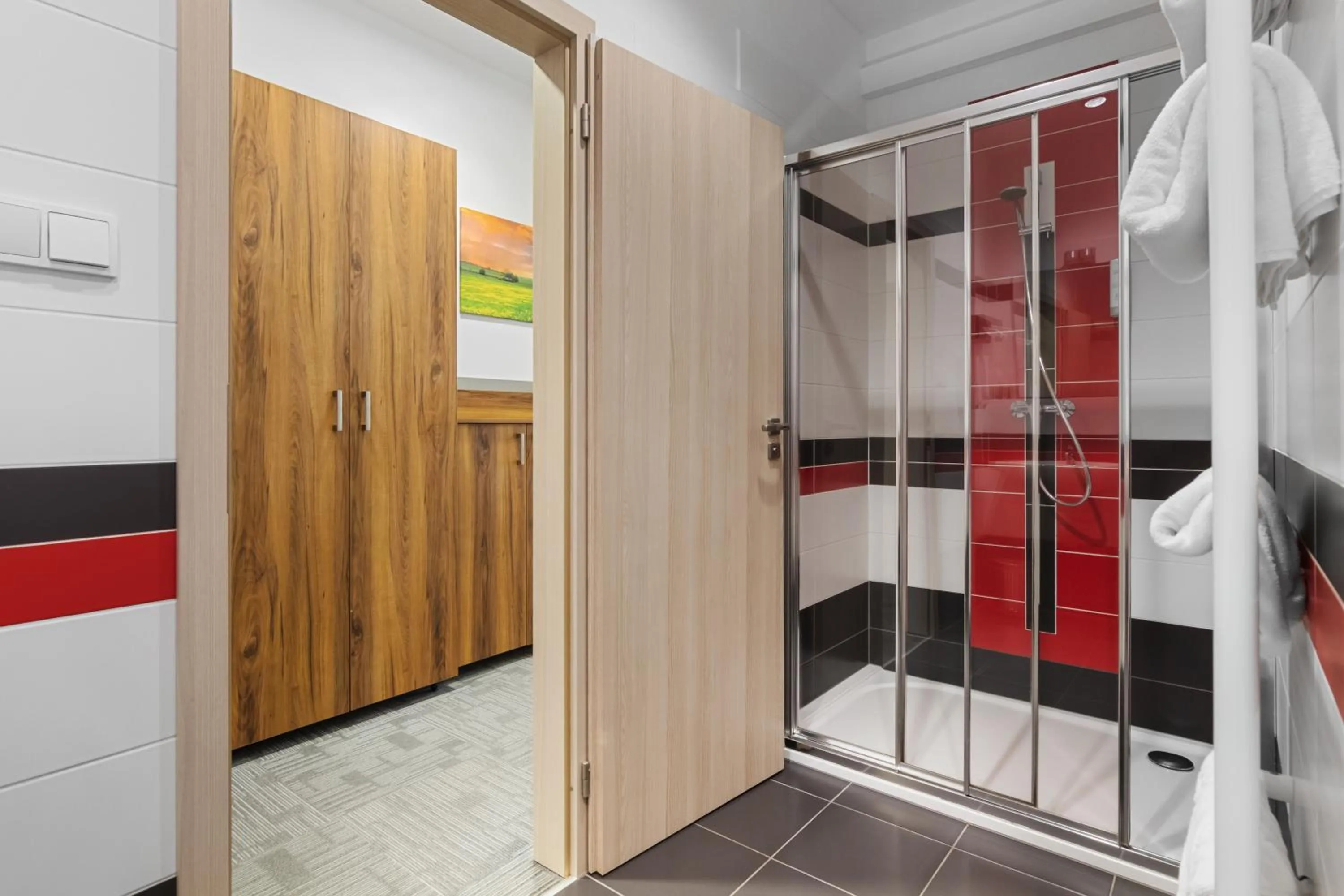 Bathroom, Bed in Penzion Na Náměstí