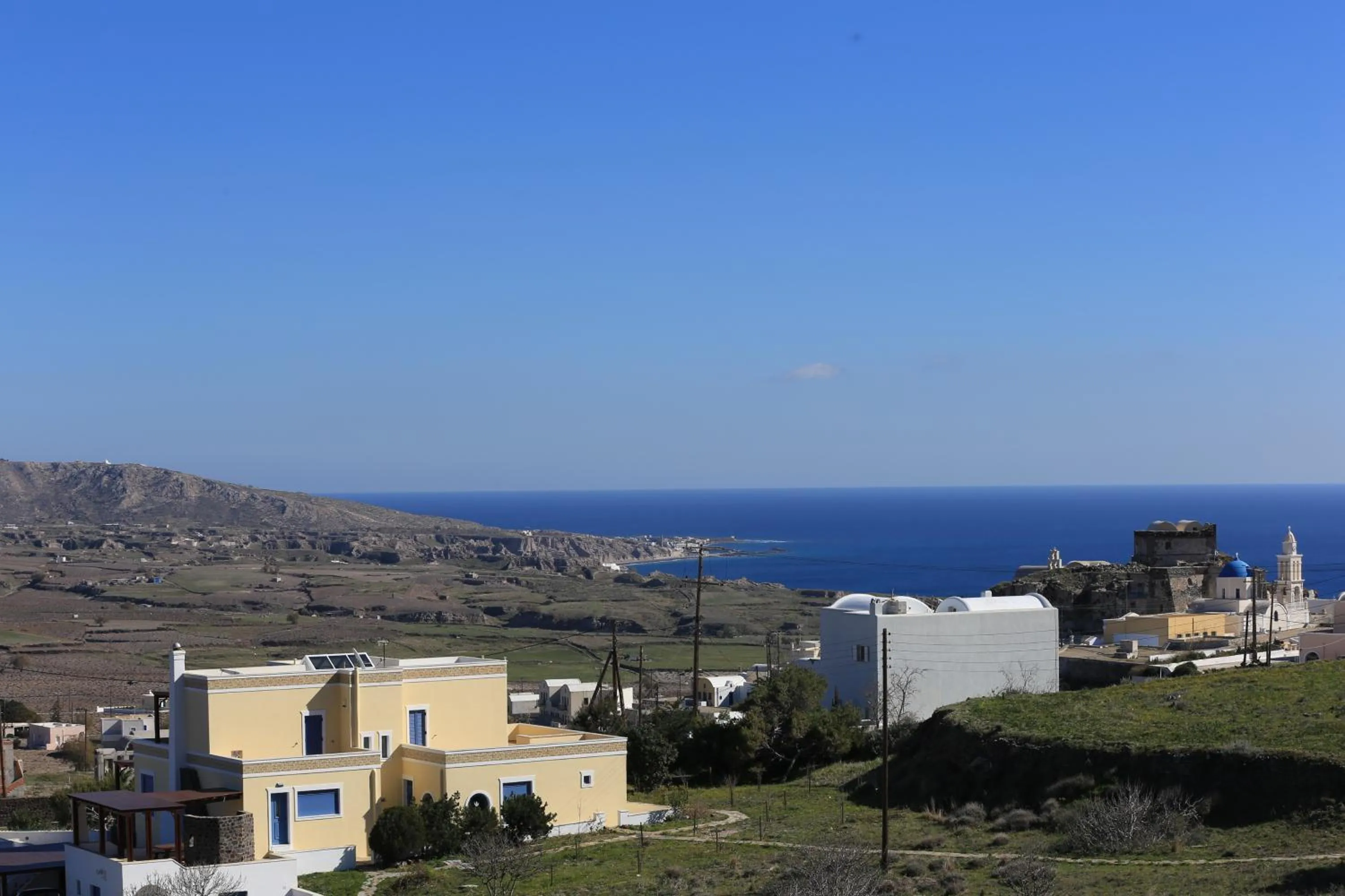 City view in Akrotiri Apartments