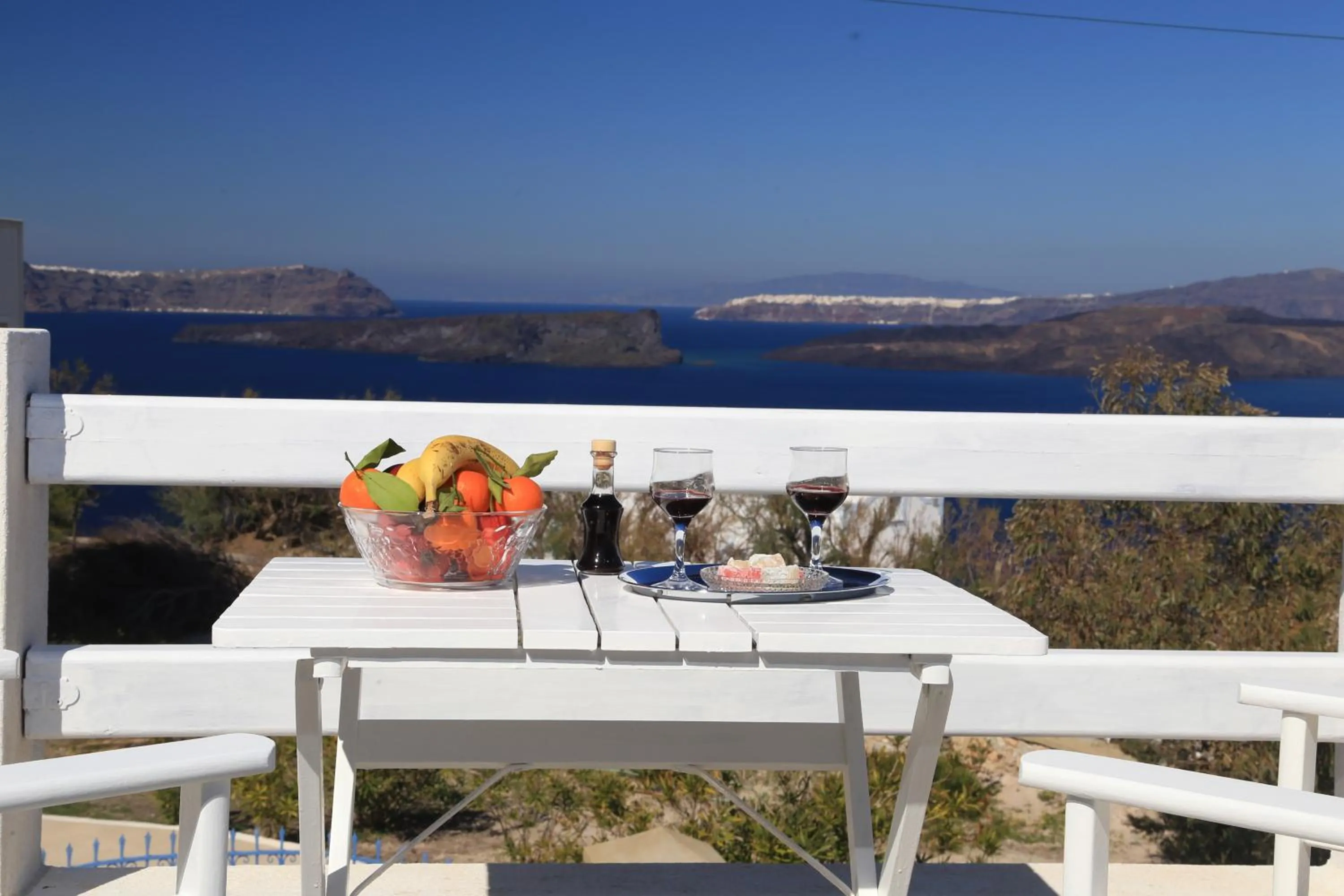 Balcony/Terrace in Akrotiri Apartments