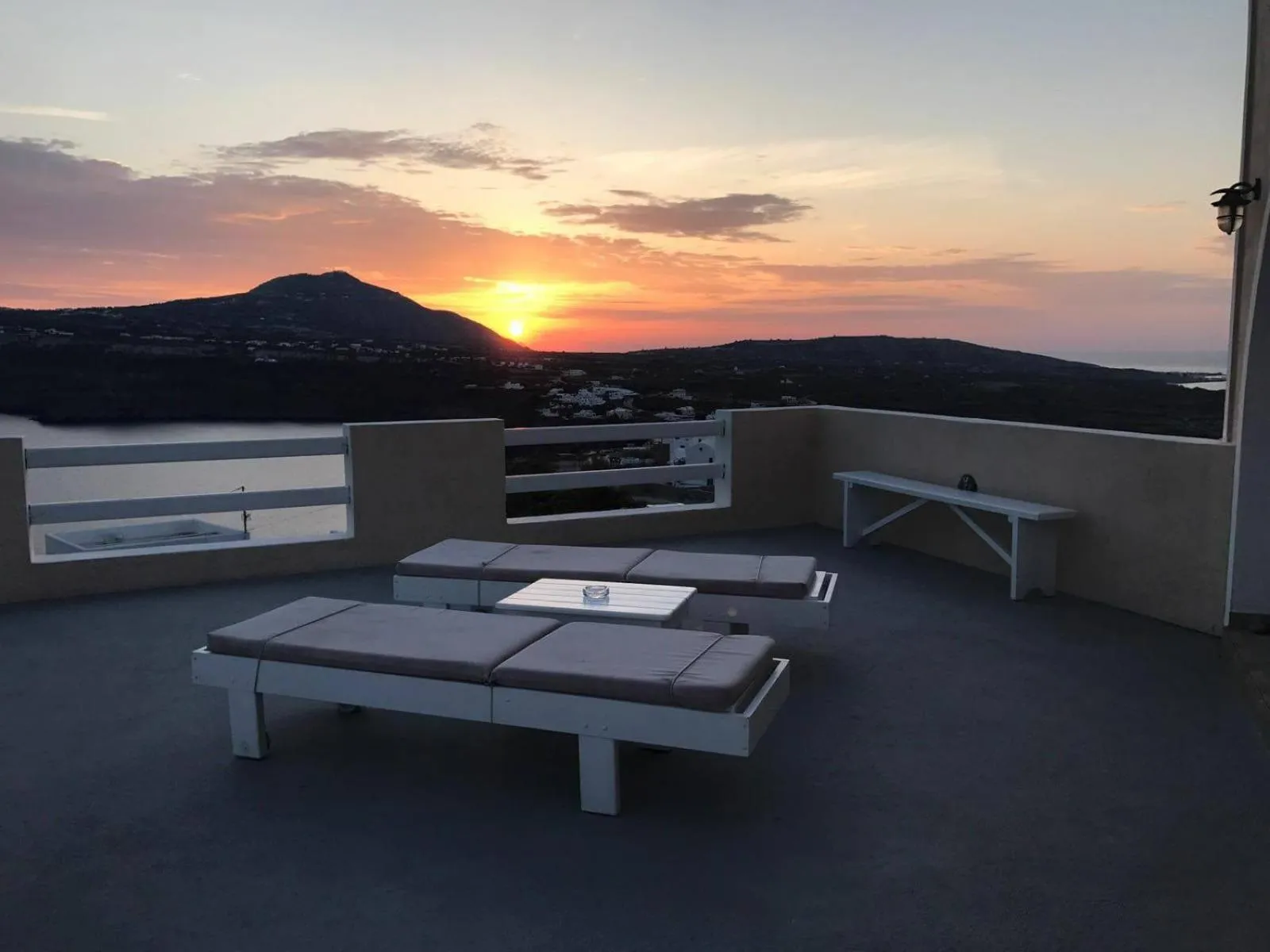 Balcony/Terrace in Akrotiri Apartments