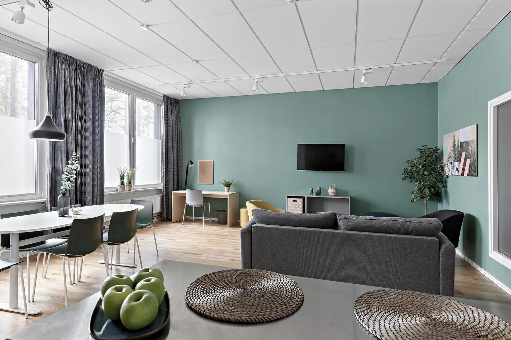 Living room in Forenom Hotels & Apartments Kista