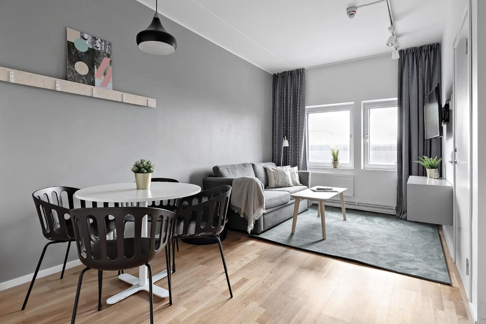 Living room in Forenom Hotels & Apartments Kista