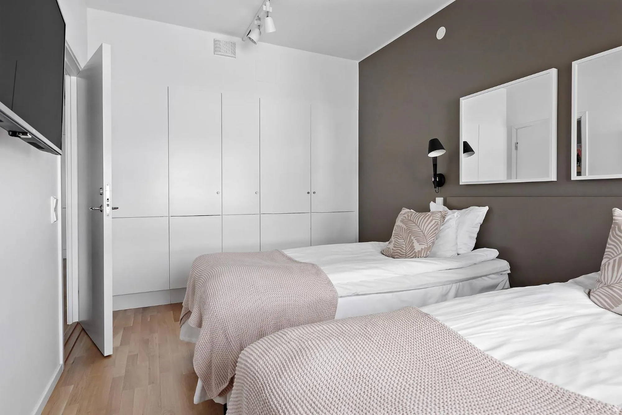 Bedroom, Bed in Forenom Hotels & Apartments Kista