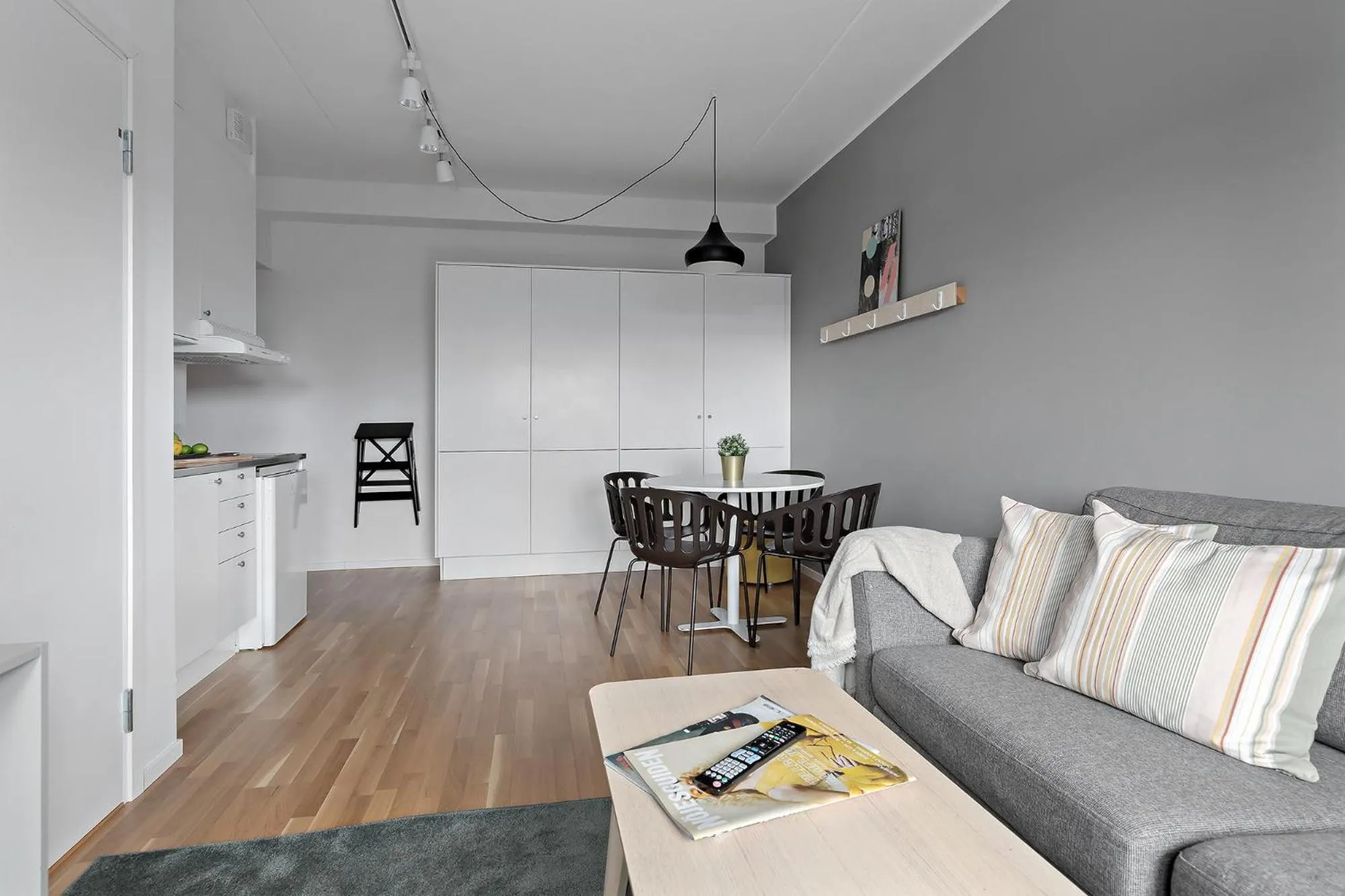 Kitchen or kitchenette in Forenom Hotels & Apartments Kista