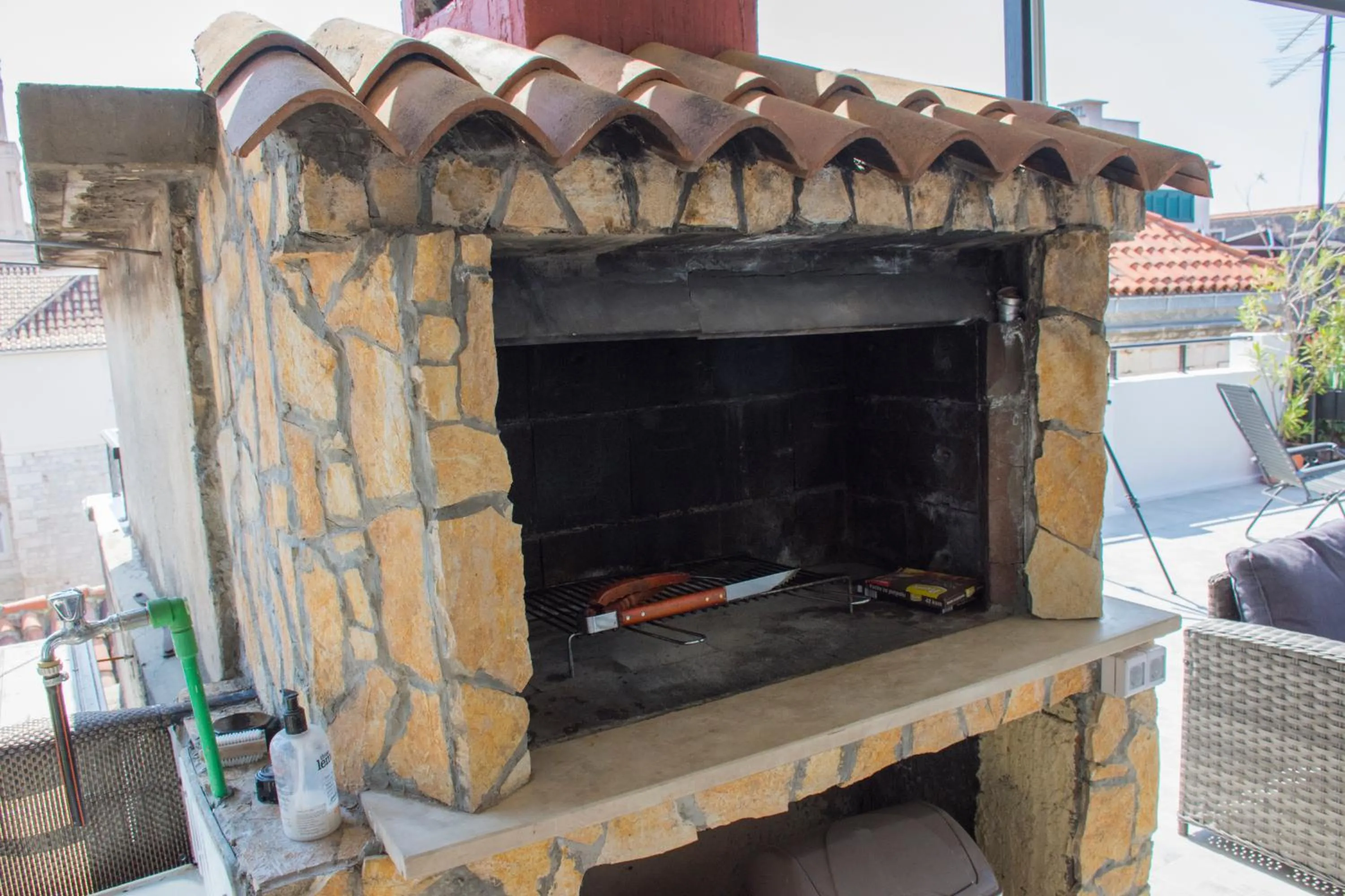 BBQ facilities in Apartment Baćo