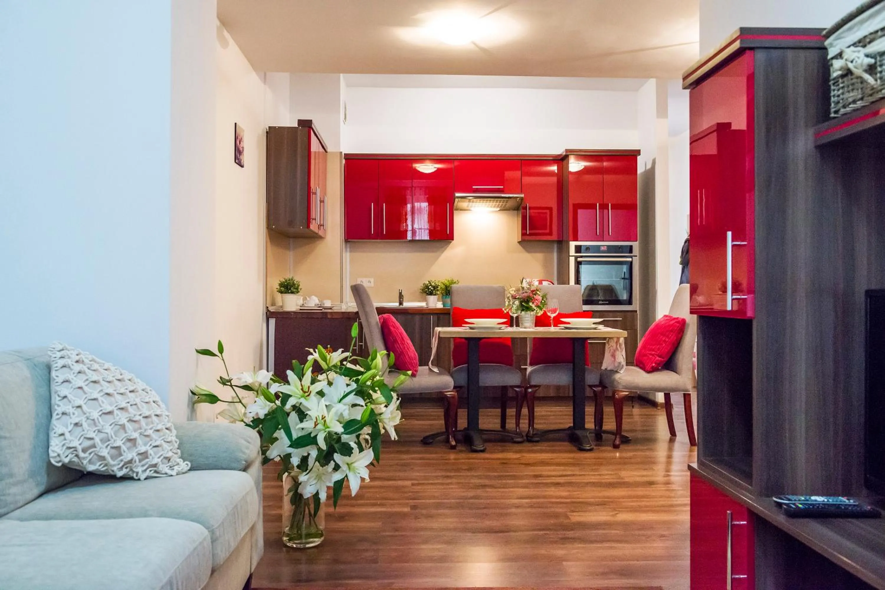 Kitchen or kitchenette in Galeria Italiana Apartments