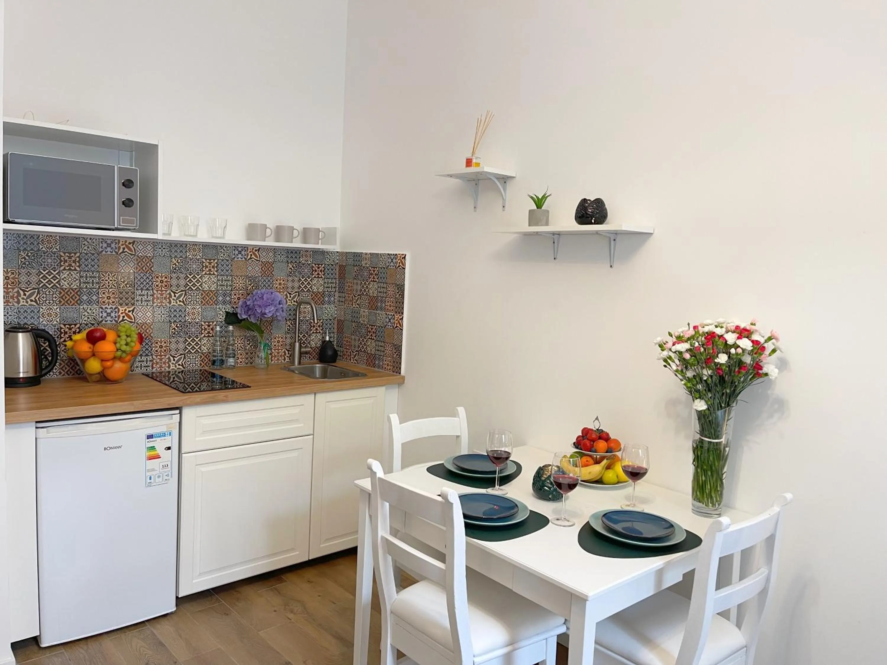 kitchen in Galeria Italiana Apartments