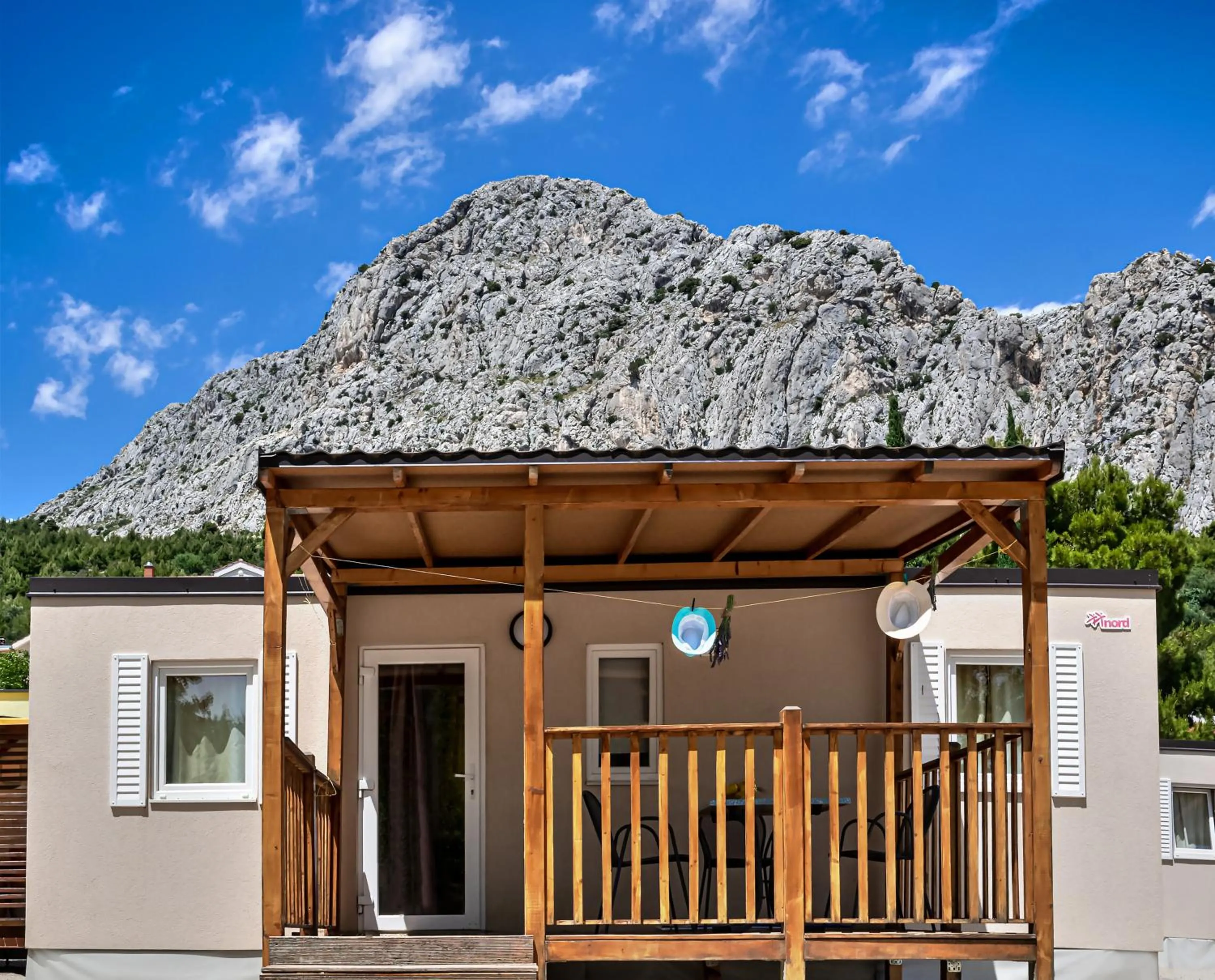 Natural landscape in Mobile Homes Camp Galeb