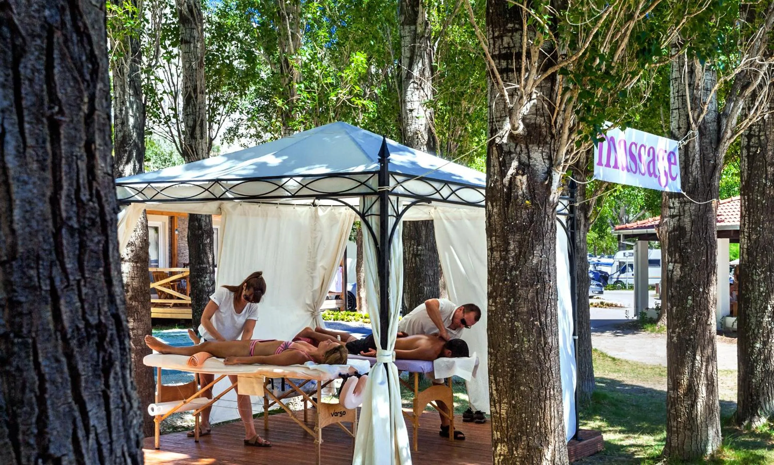 Massage in Mobile Homes Camp Galeb
