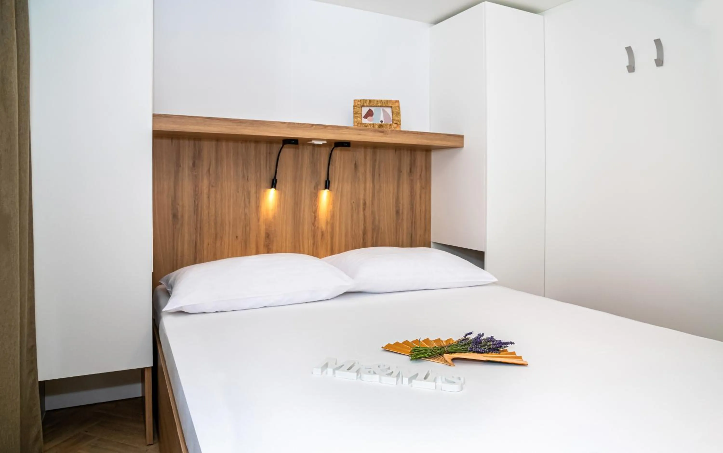 Bedroom, Bed in Mobile Homes Camp Galeb