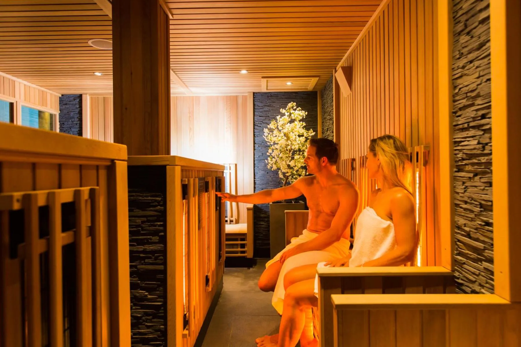 Sauna in Hotel & Wellness Zuiver