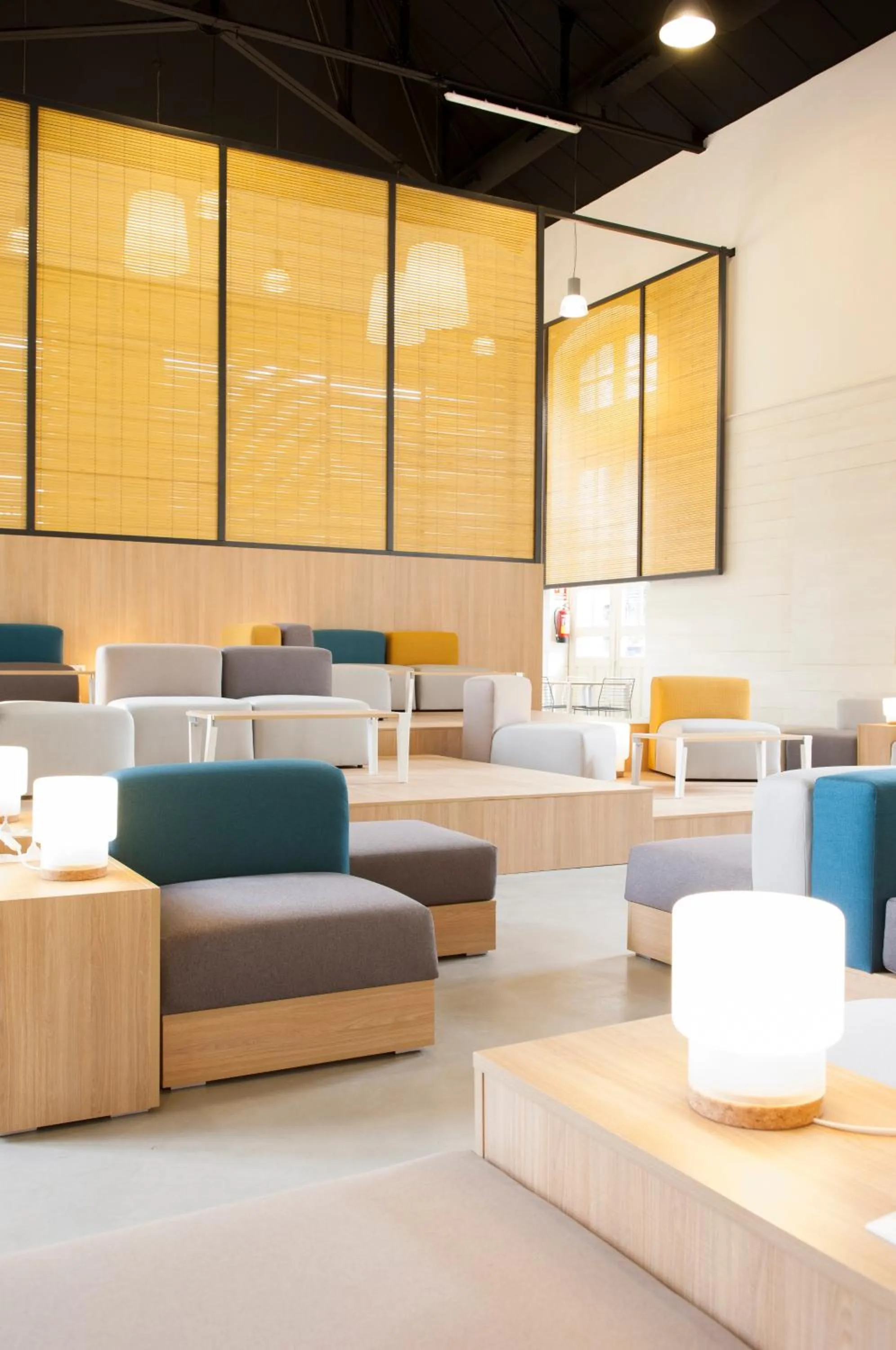 Lobby or reception in UP Hostel Valencia