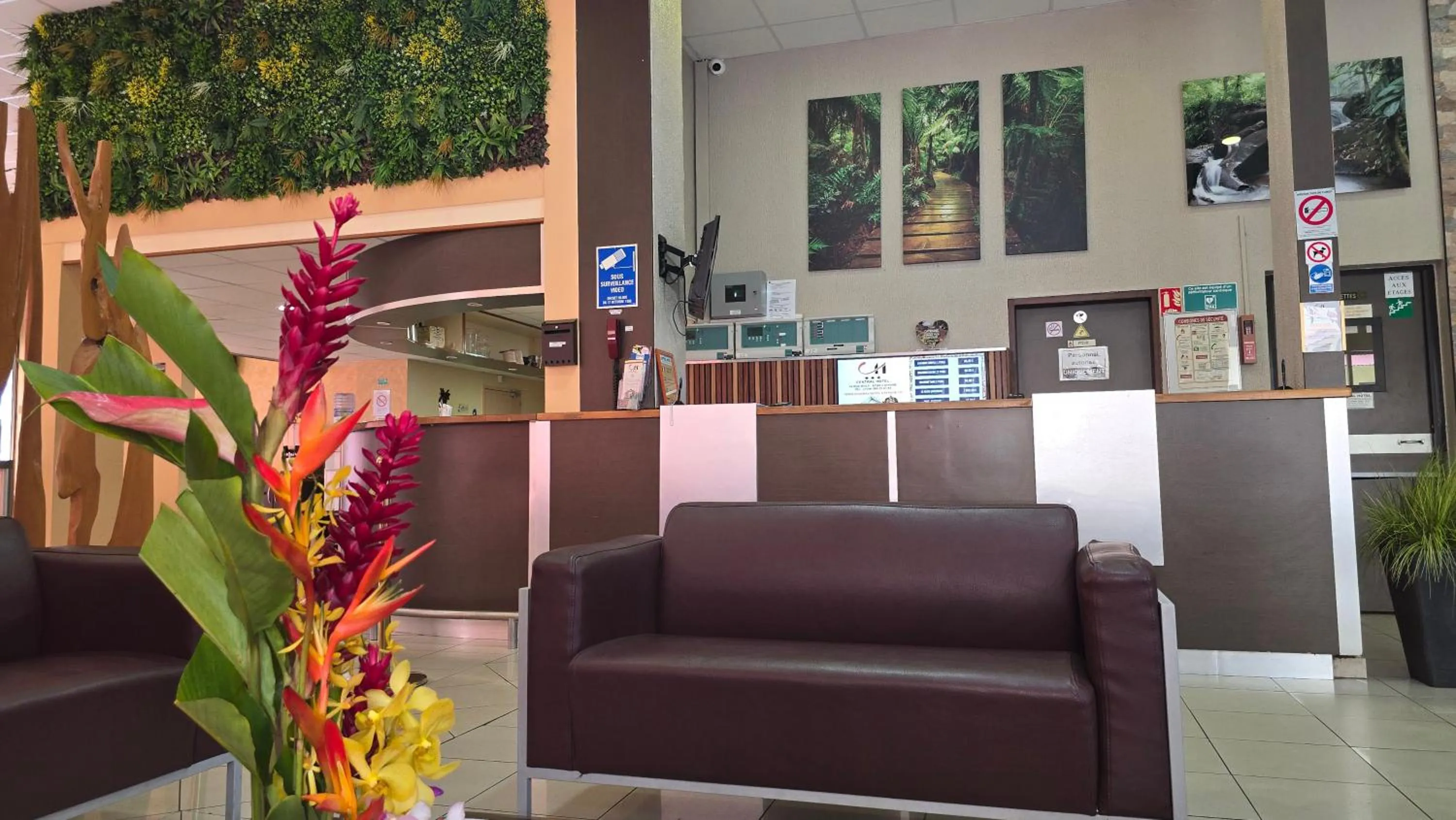 Living room in Central Hotel Cayenne