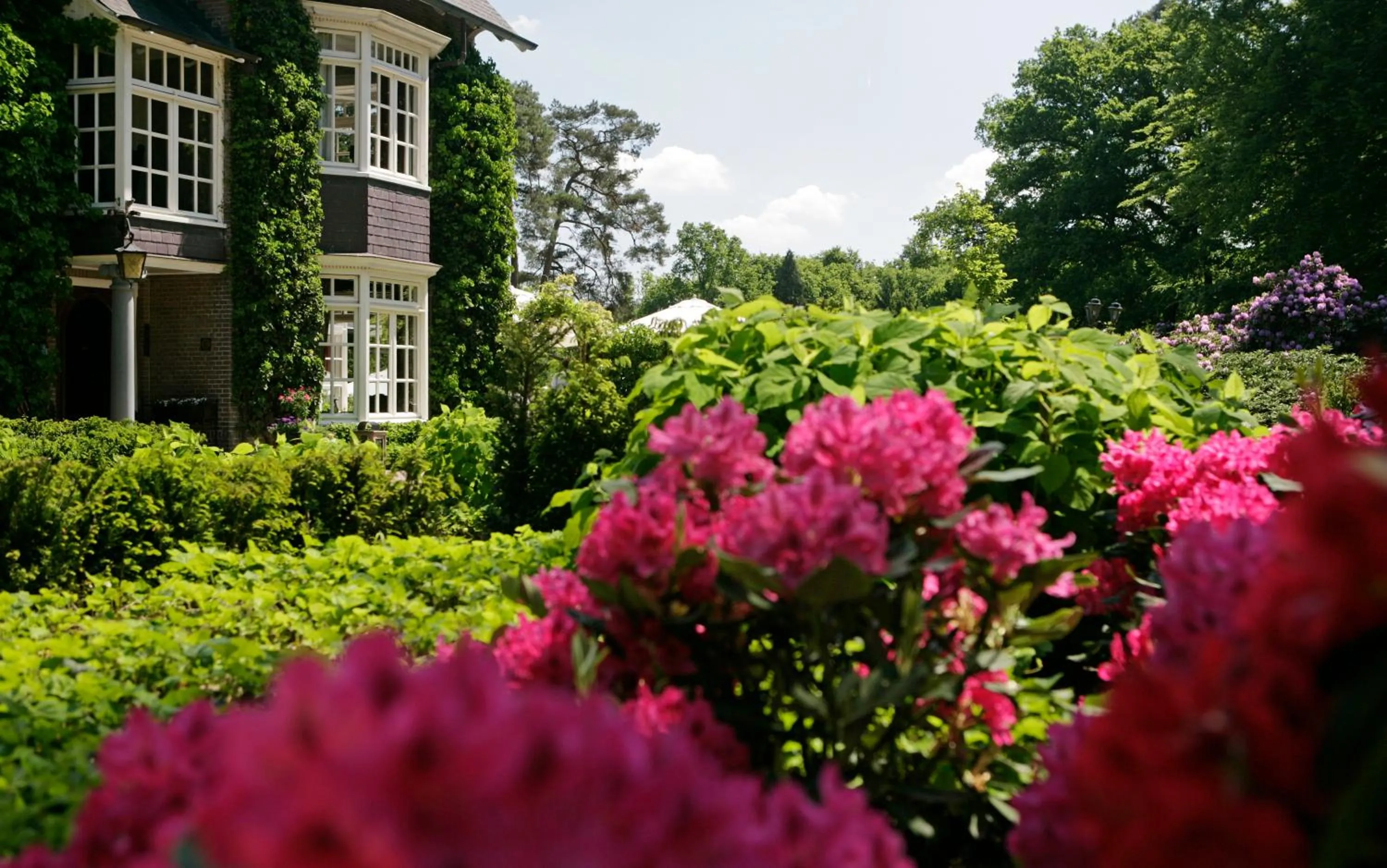 Garden in Relais & Chateaux Hotel Landgoed Het Roode Koper