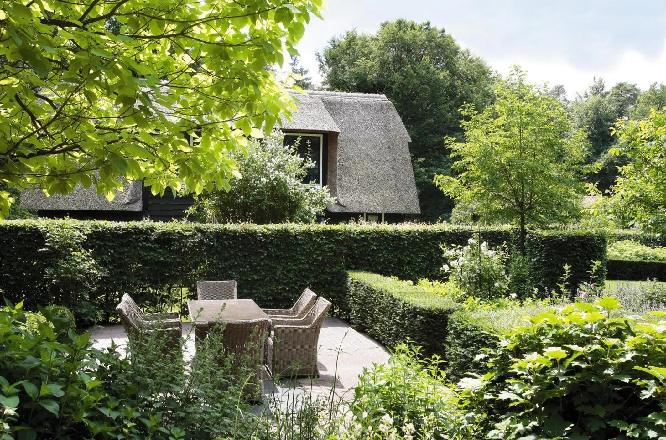 Garden in Relais & Chateaux Hotel Landgoed Het Roode Koper