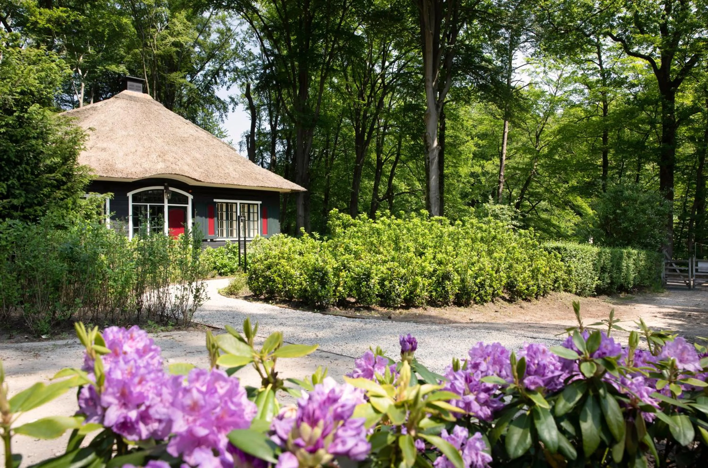 Property building in Relais & Chateaux Hotel Landgoed Het Roode Koper