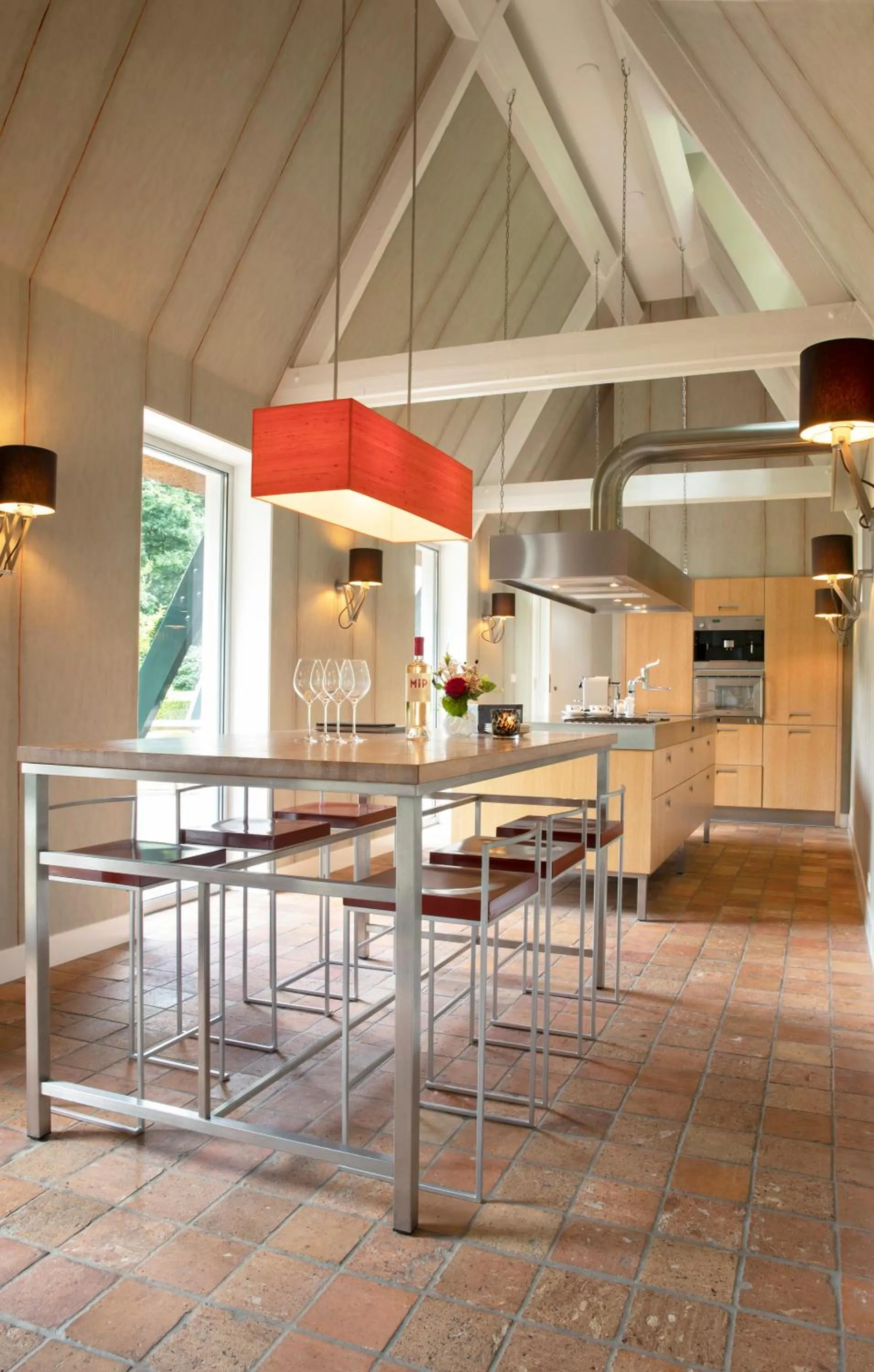 Kitchen or kitchenette in Relais & Chateaux Hotel Landgoed Het Roode Koper