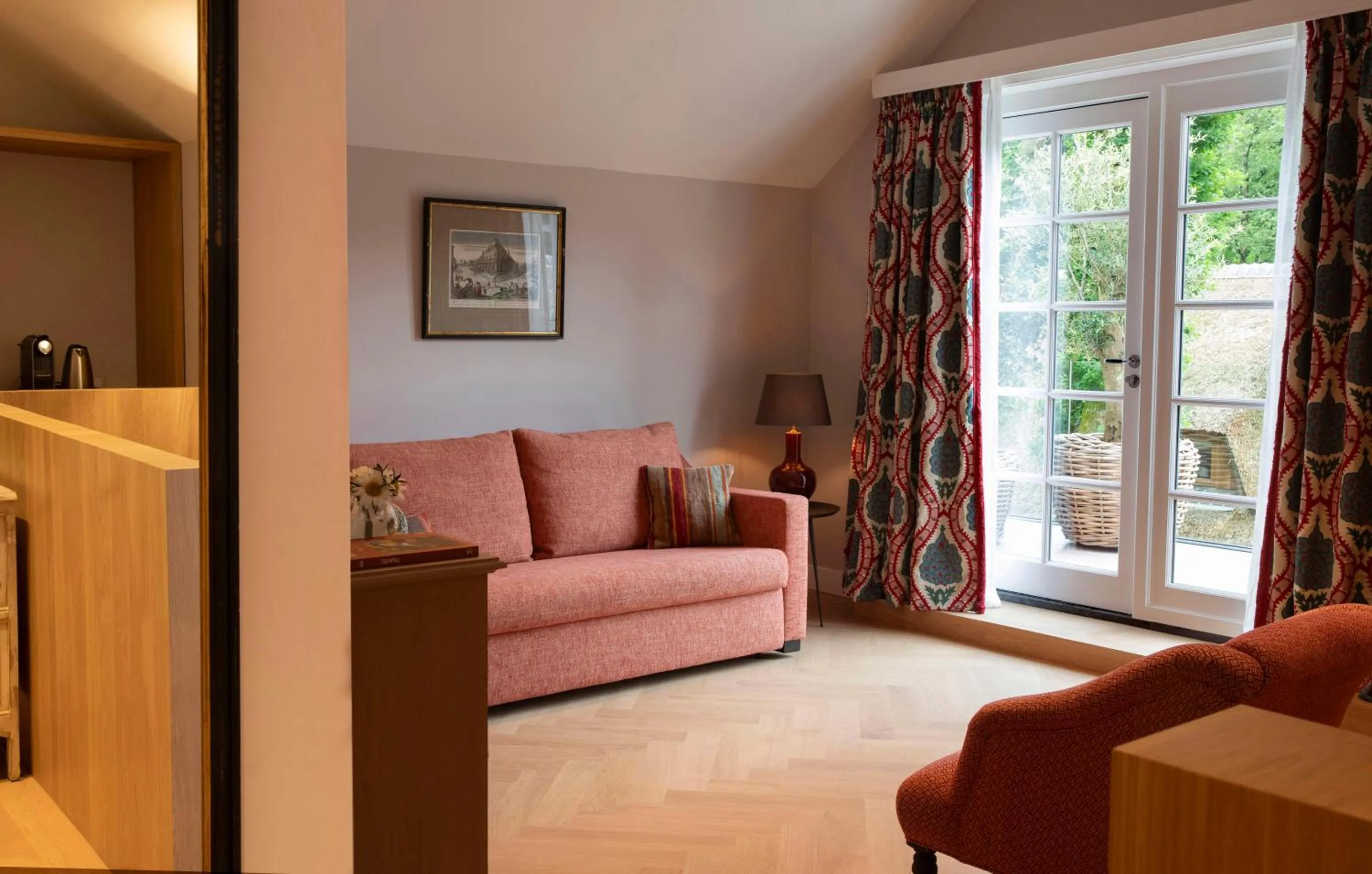 Seating area in Relais & Chateaux Hotel Landgoed Het Roode Koper