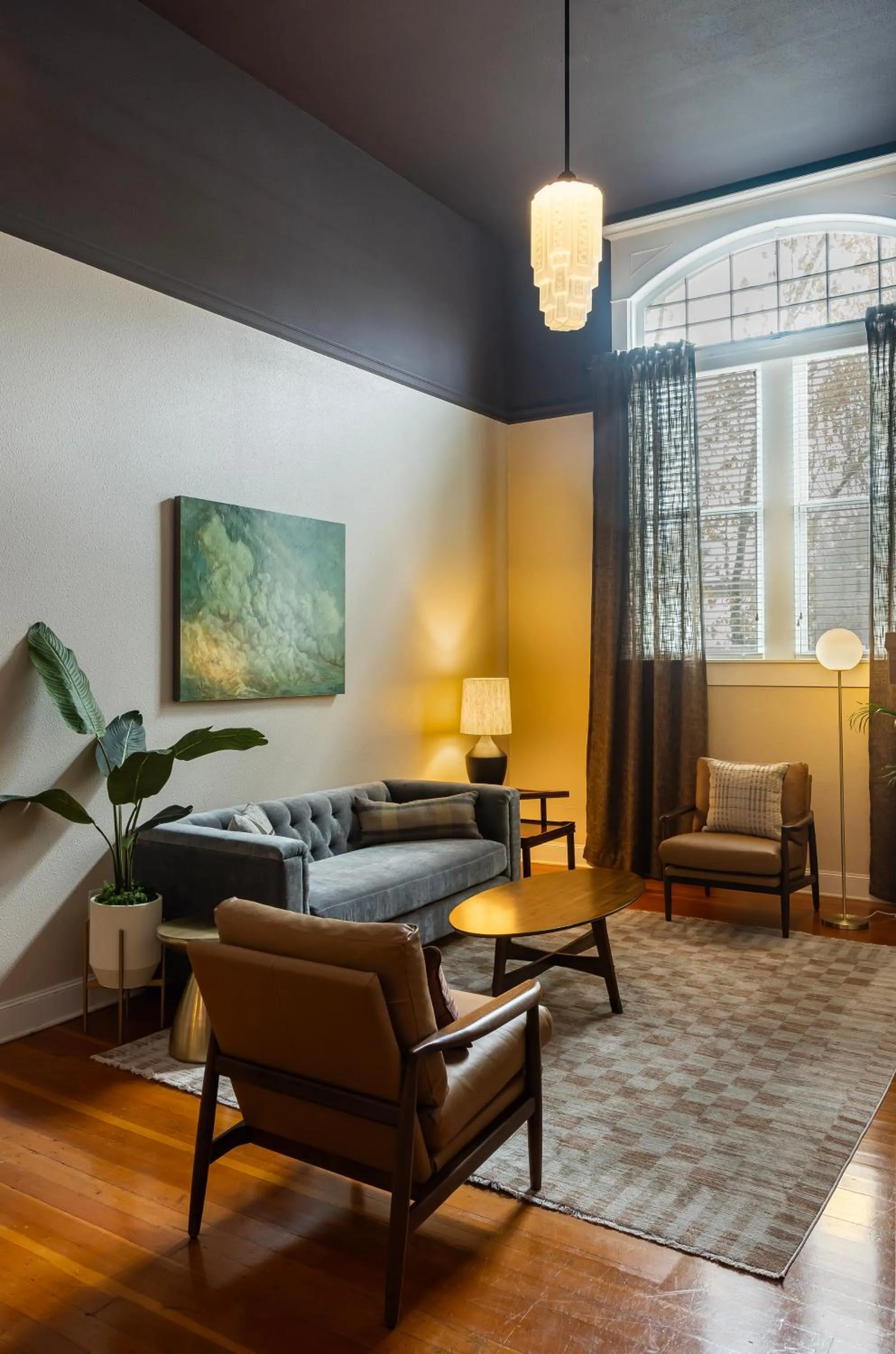 Living room in 3rd Street Flats