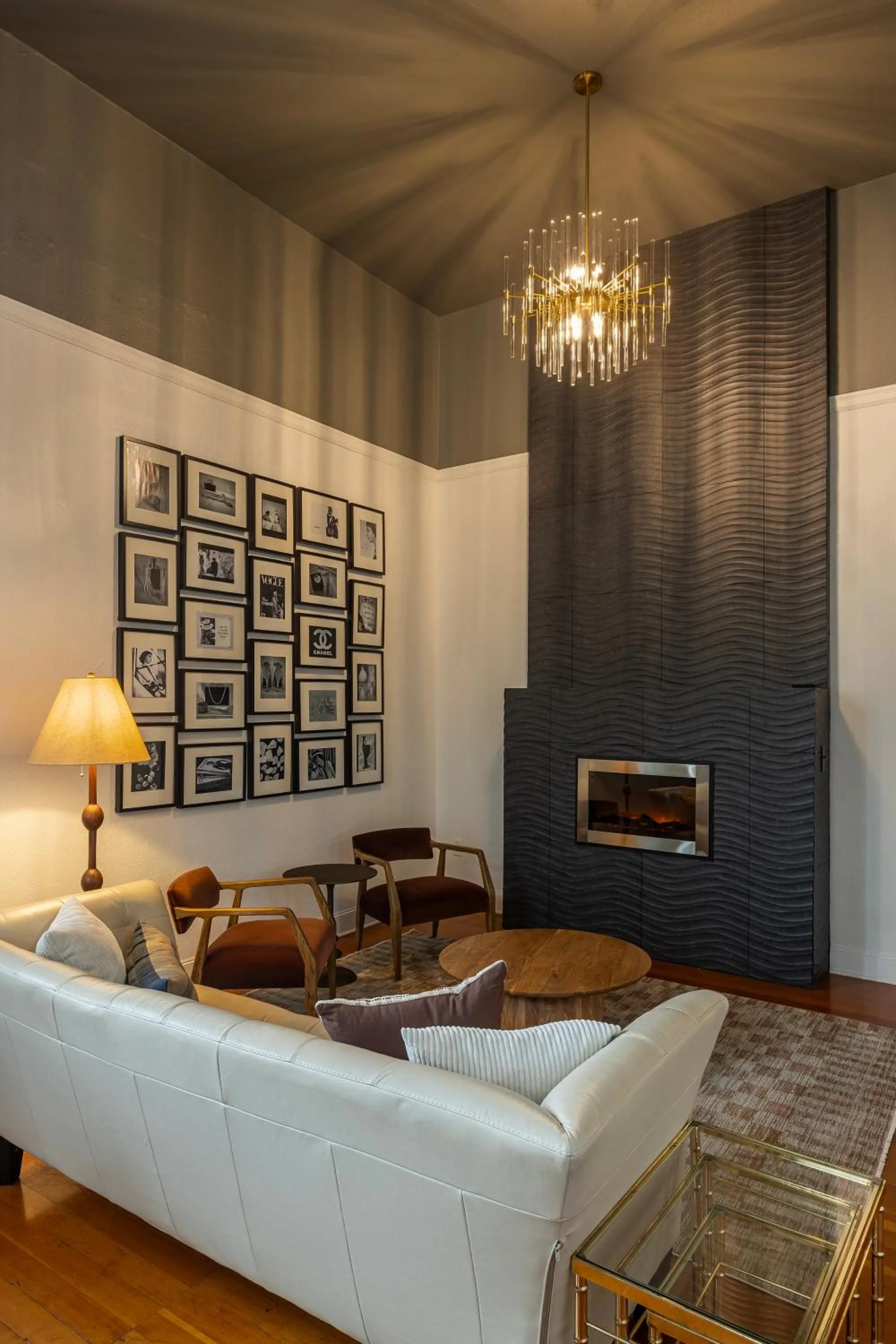 Living room, Bed in 3rd Street Flats