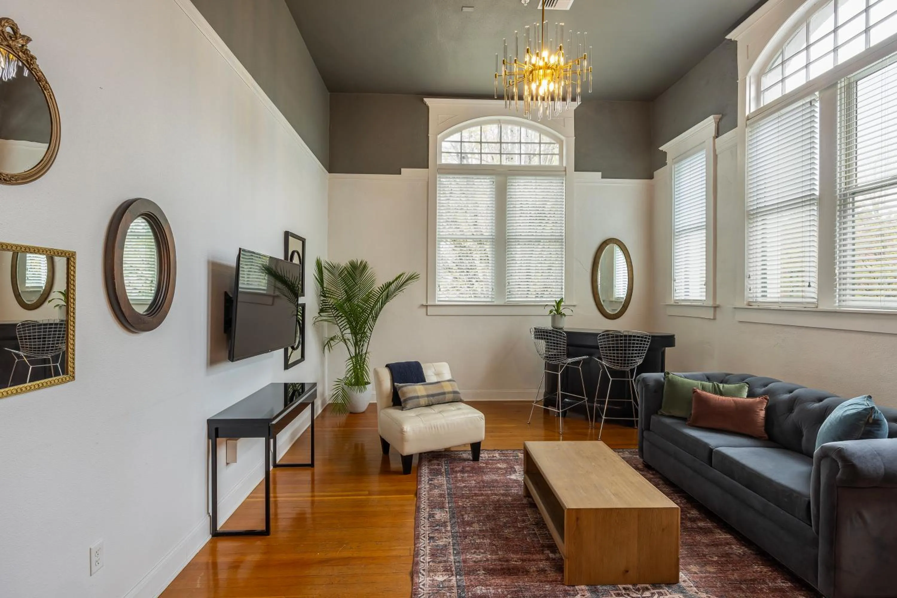 Living room in 3rd Street Flats