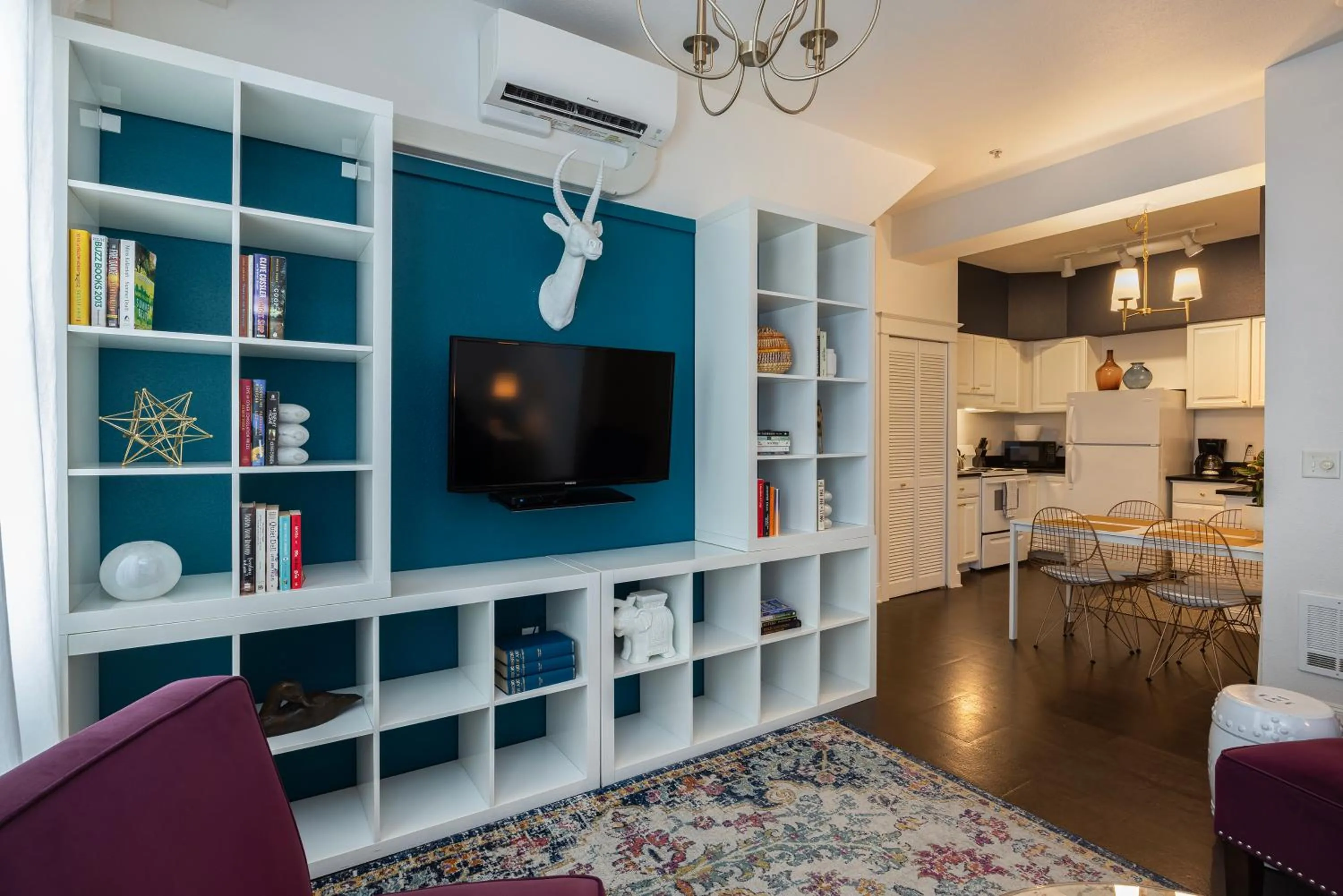 Living room in 3rd Street Flats