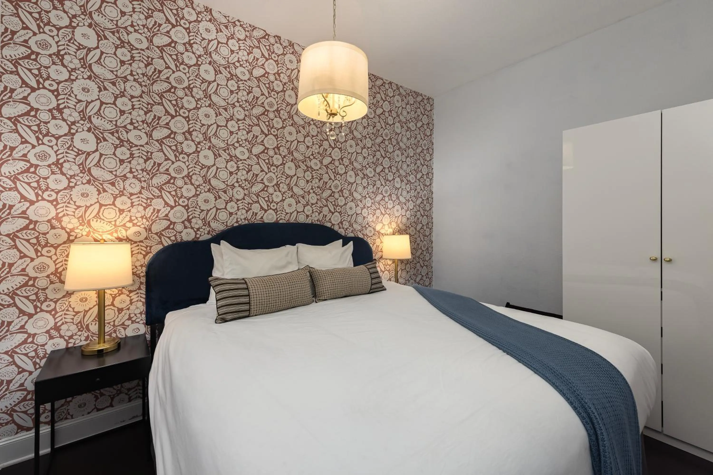 Bedroom, Bed in 3rd Street Flats