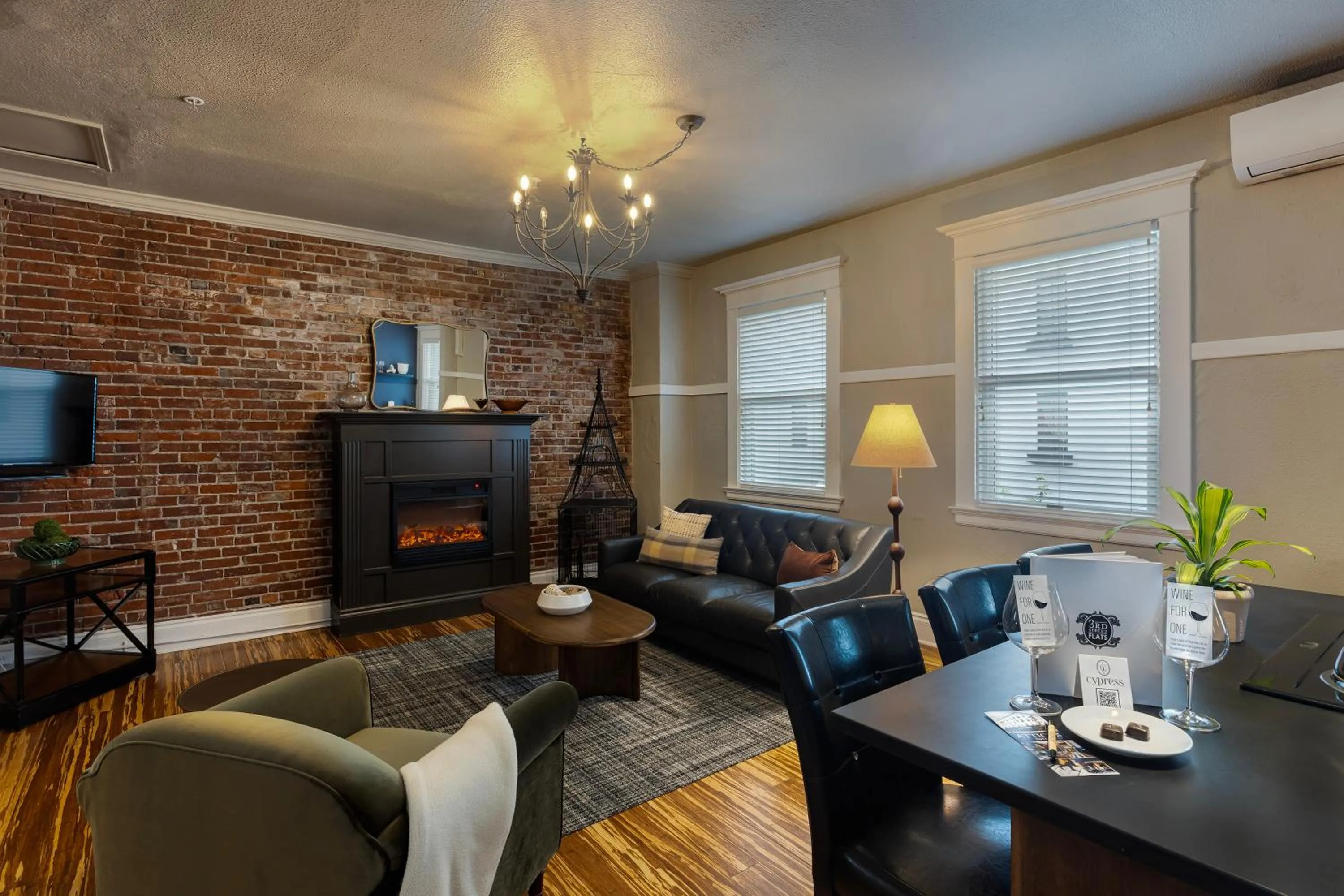 Living room in 3rd Street Flats